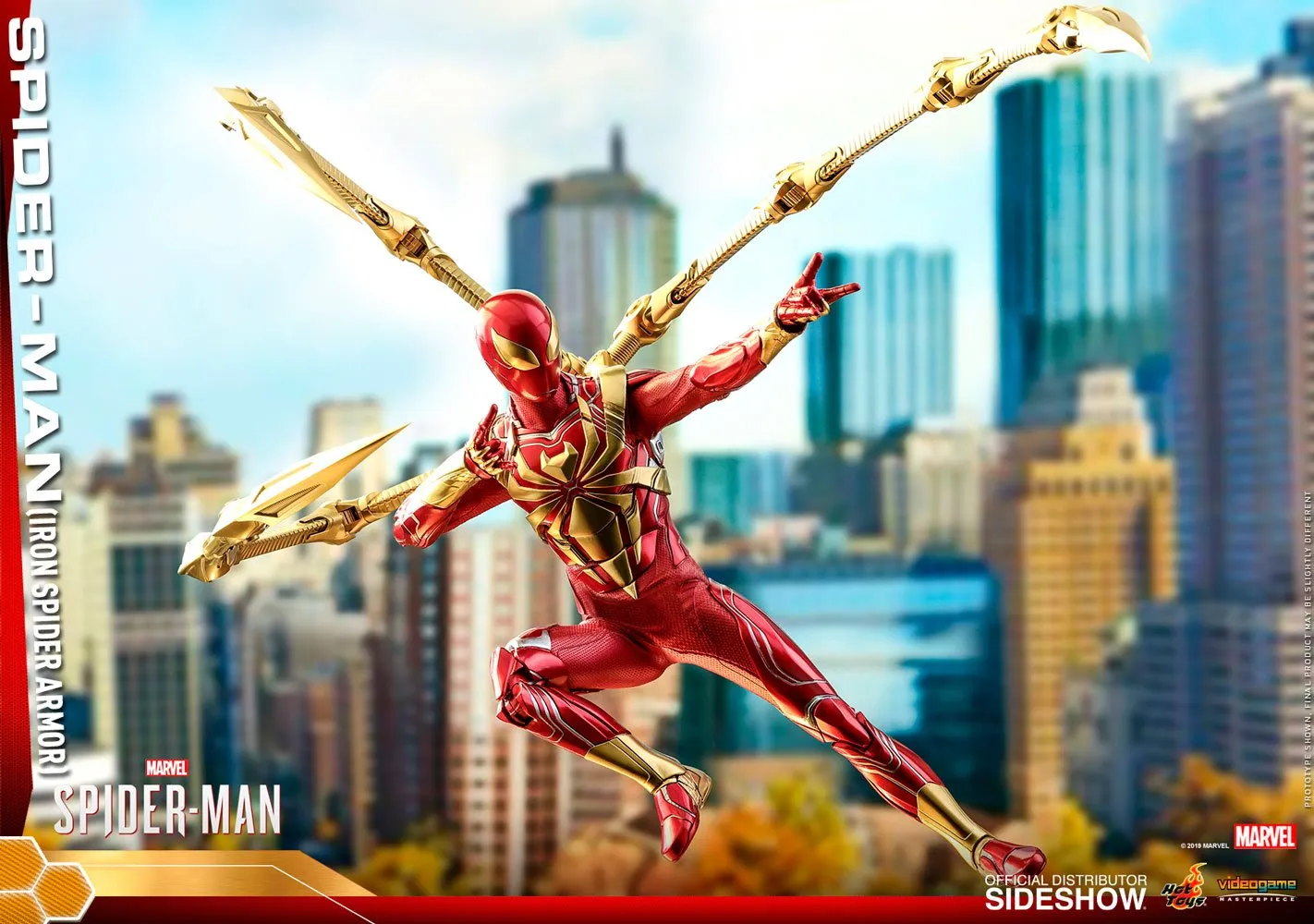Hot Toys Movie Masterpiece 1/6 Scale Figure - Video Game Masterpiece Series - Spider-Man (Iron Spider Armor)