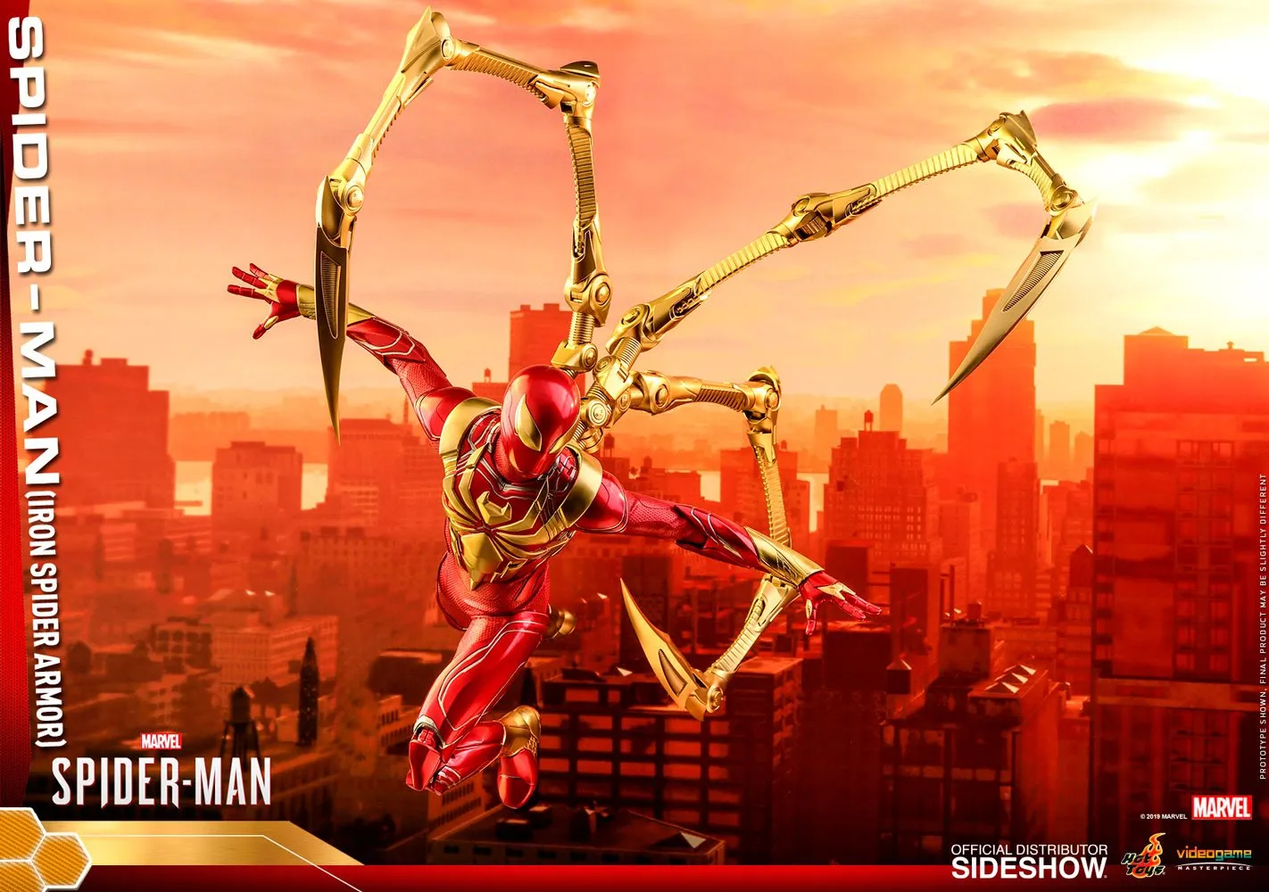 Hot Toys Movie Masterpiece 1/6 Scale Figure - Video Game Masterpiece Series - Spider-Man (Iron Spider Armor)