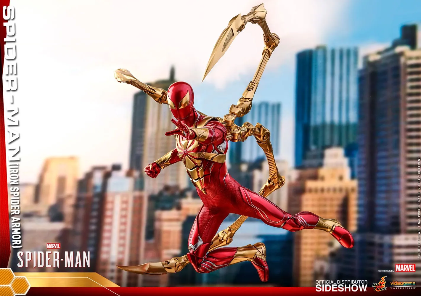 Hot Toys Movie Masterpiece 1/6 Scale Figure - Video Game Masterpiece Series - Spider-Man (Iron Spider Armor)