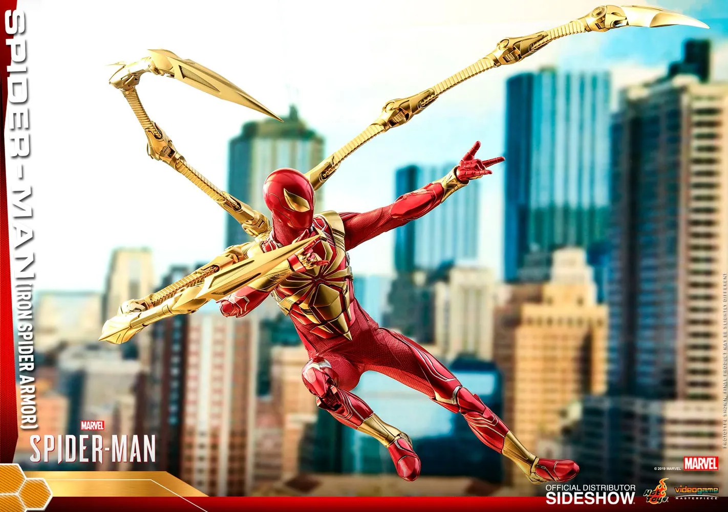 Hot Toys Movie Masterpiece 1/6 Scale Figure - Video Game Masterpiece Series - Spider-Man (Iron Spider Armor)