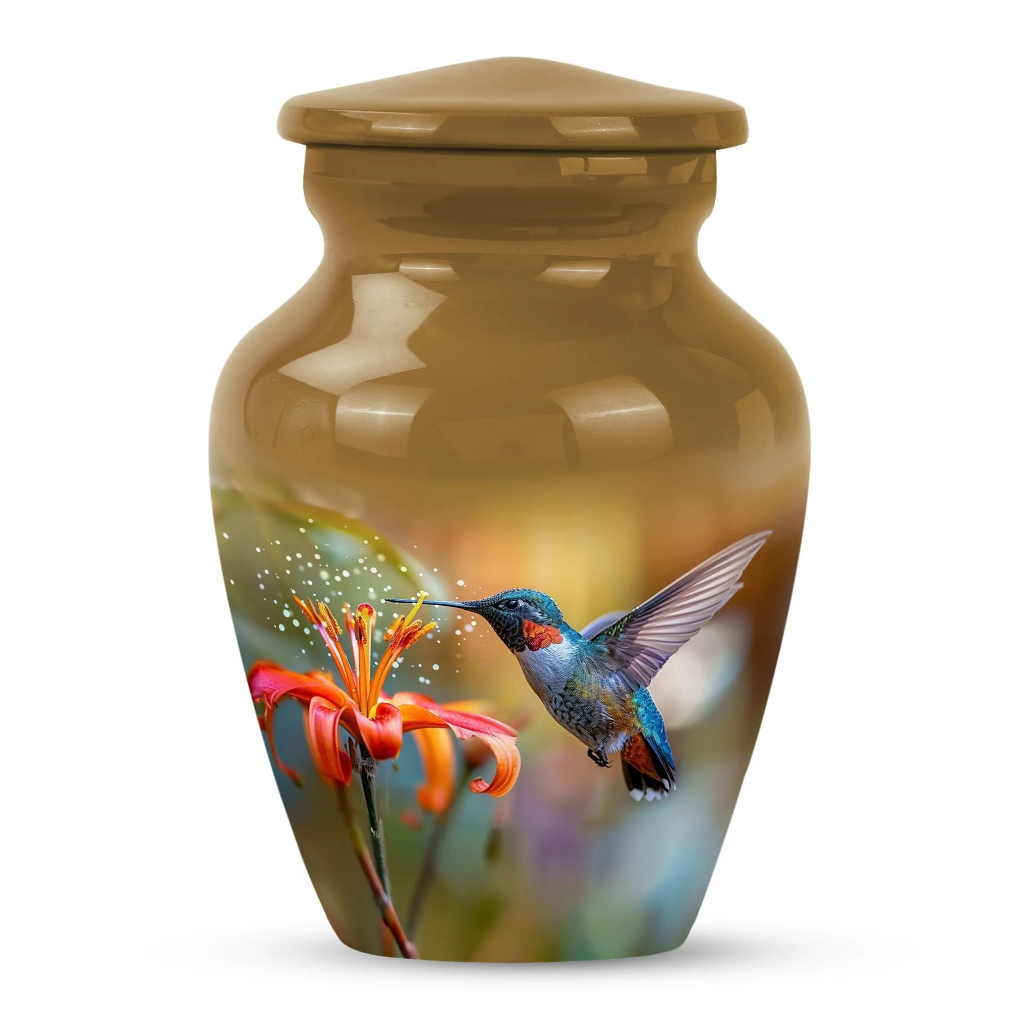 Humming Bird Tribute: Eternal Rest Cremation Urn for Ashes