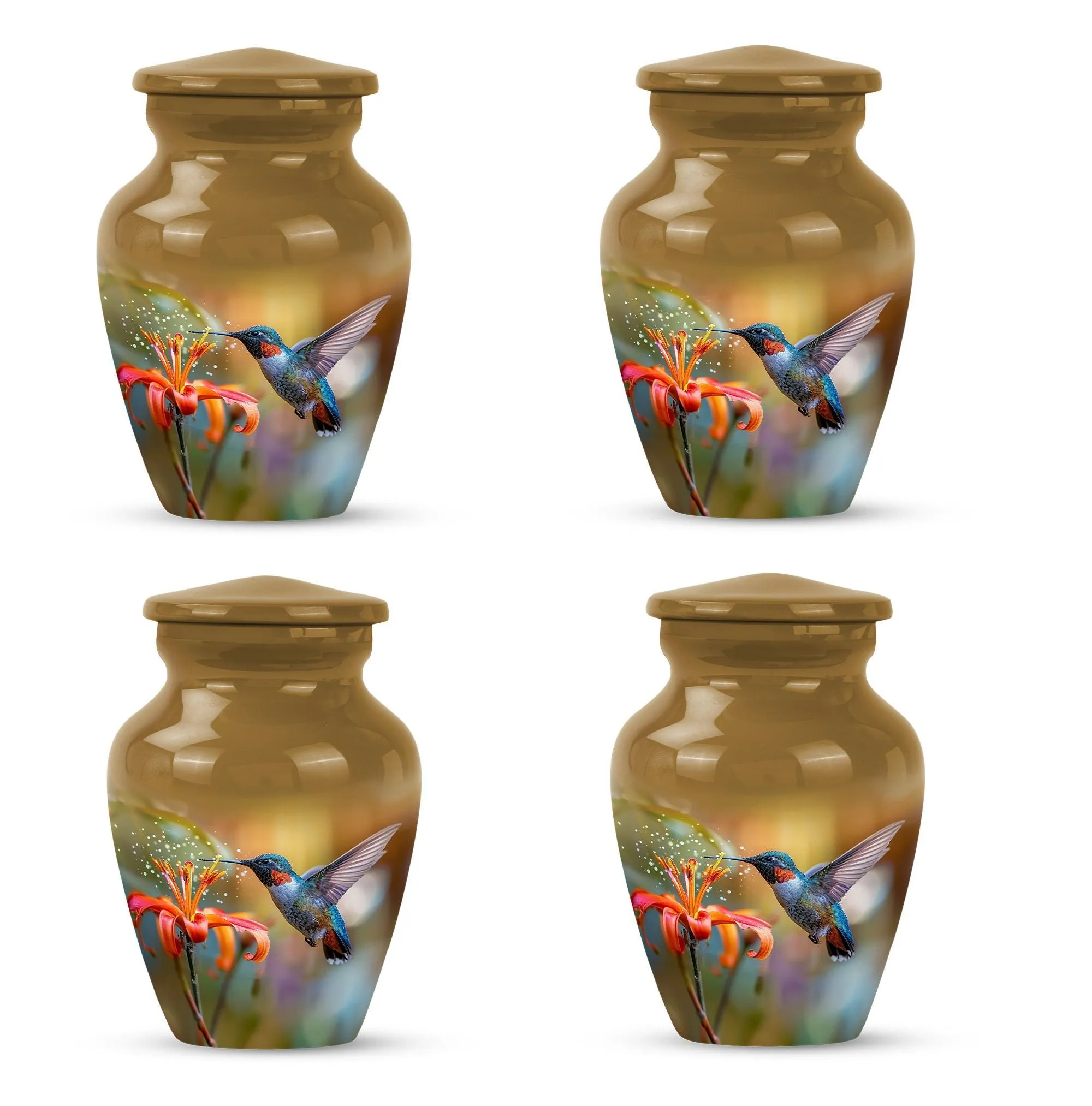 Humming Bird Tribute: Eternal Rest Cremation Urn for Ashes
