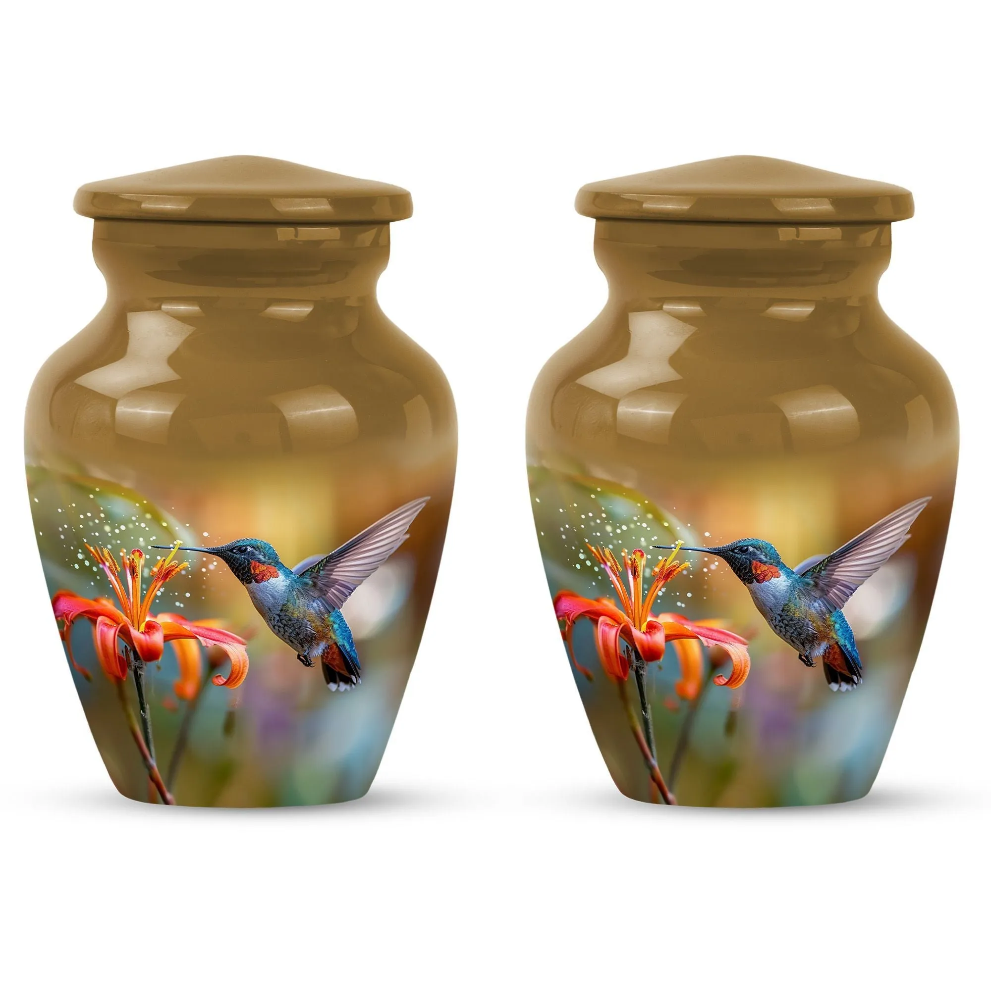 Humming Bird Tribute: Eternal Rest Cremation Urn for Ashes