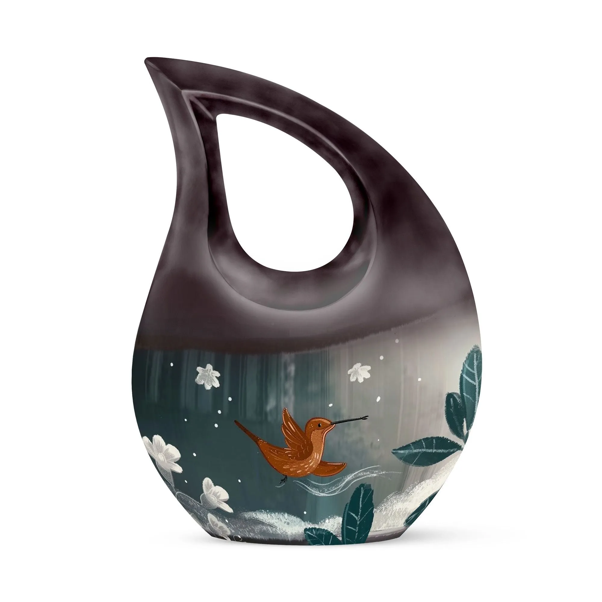 Humming Bird Urn: Memorial Keepsake Cremation Urn