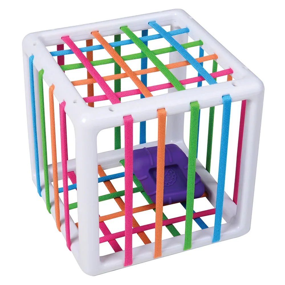Inny Binny | Sensory Shape-Sorting Cube by Fat Brain Toys