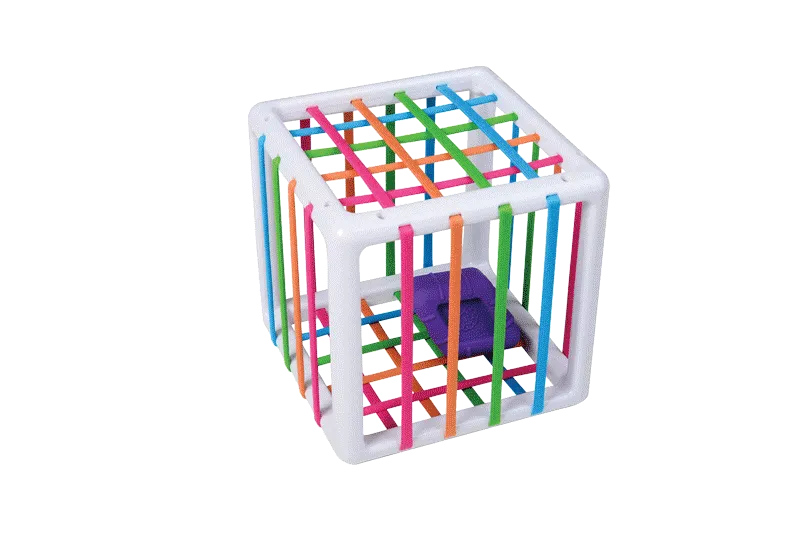 Inny Binny | Sensory Shape-Sorting Cube by Fat Brain Toys