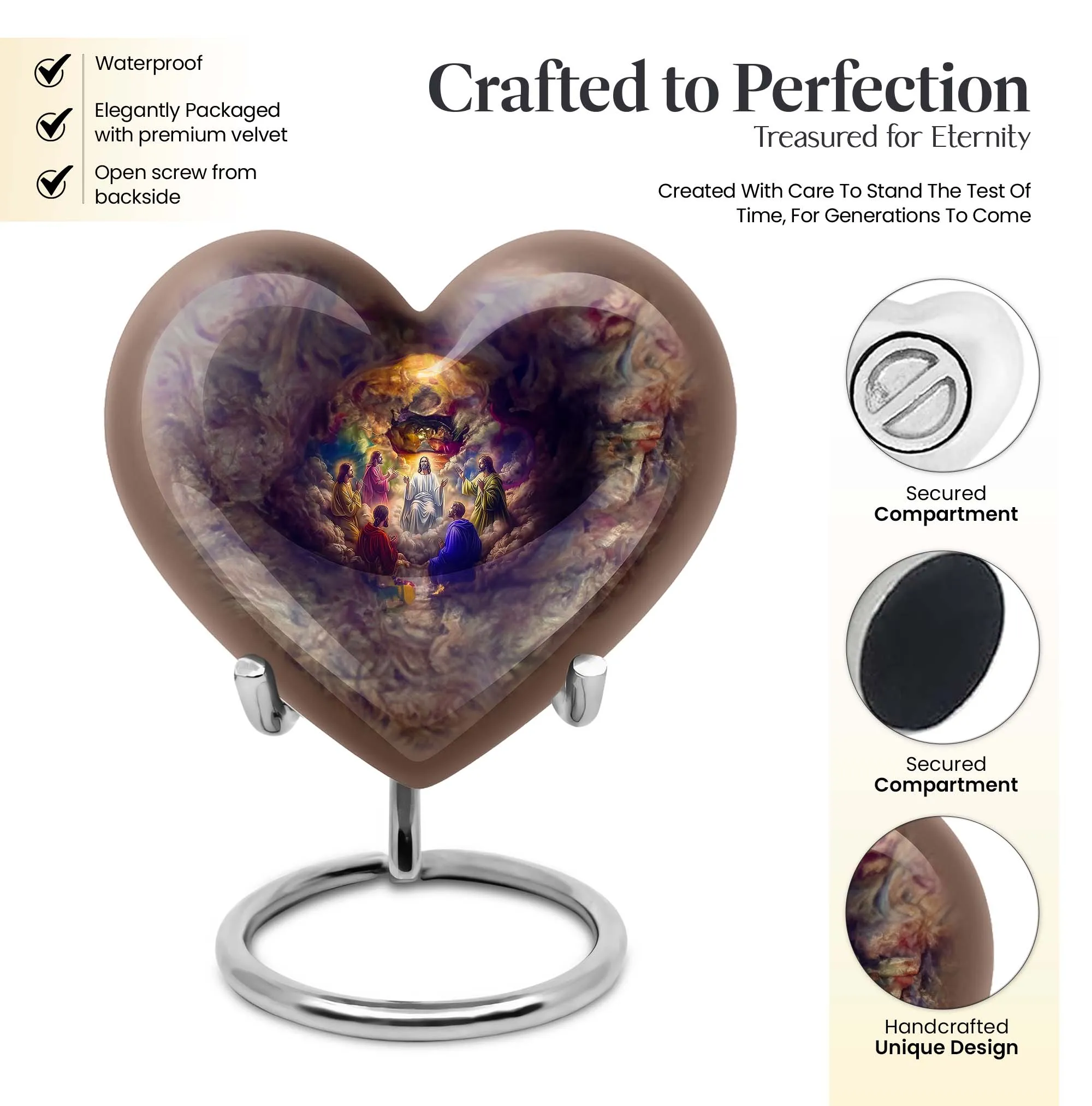 Jesus Urn: A Spiritual Tribute - Eternal Rest Funeral Burial Urn