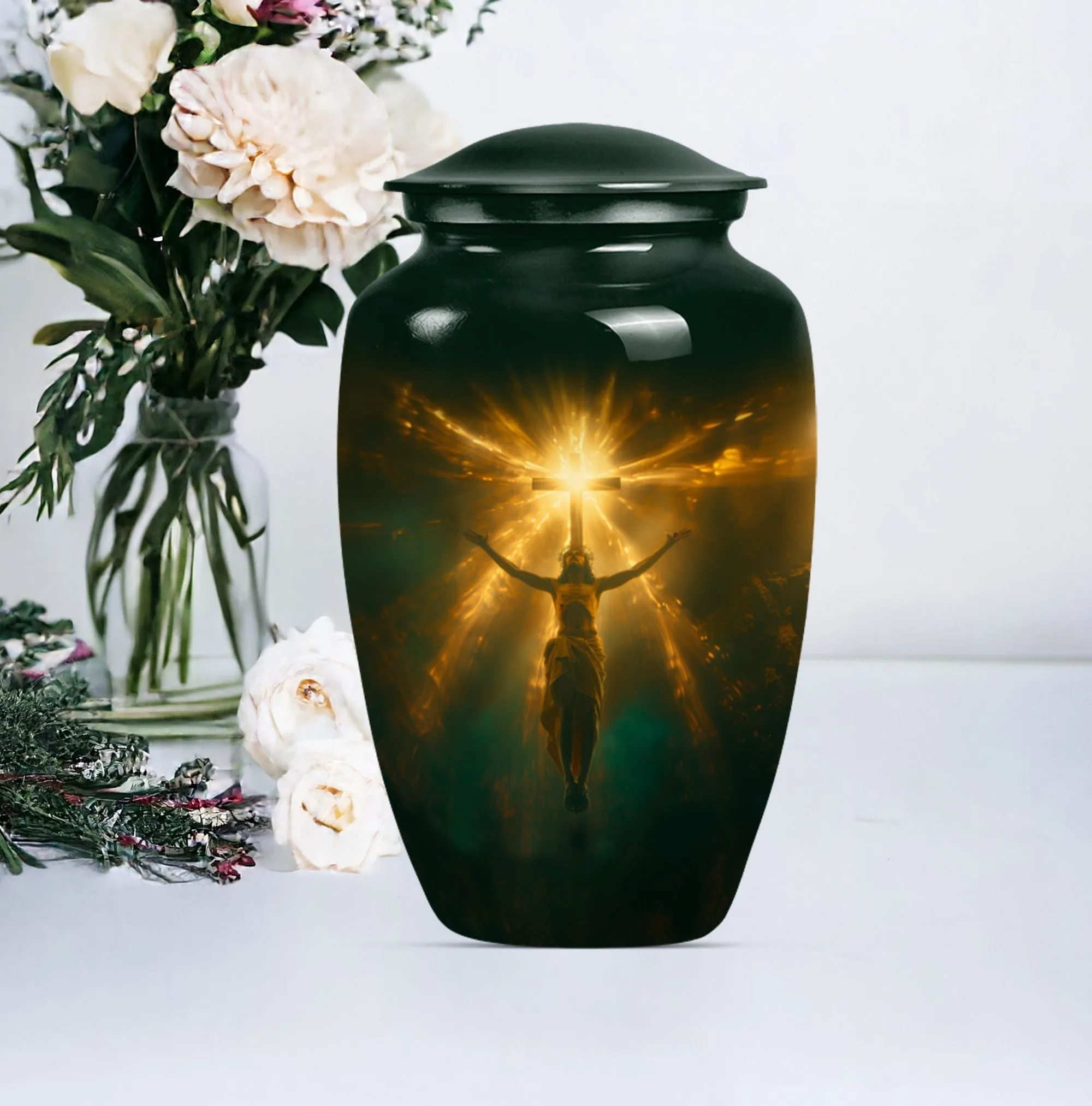 Jesus Urn - Remembrance Funeral Decorative Keepsake Urn