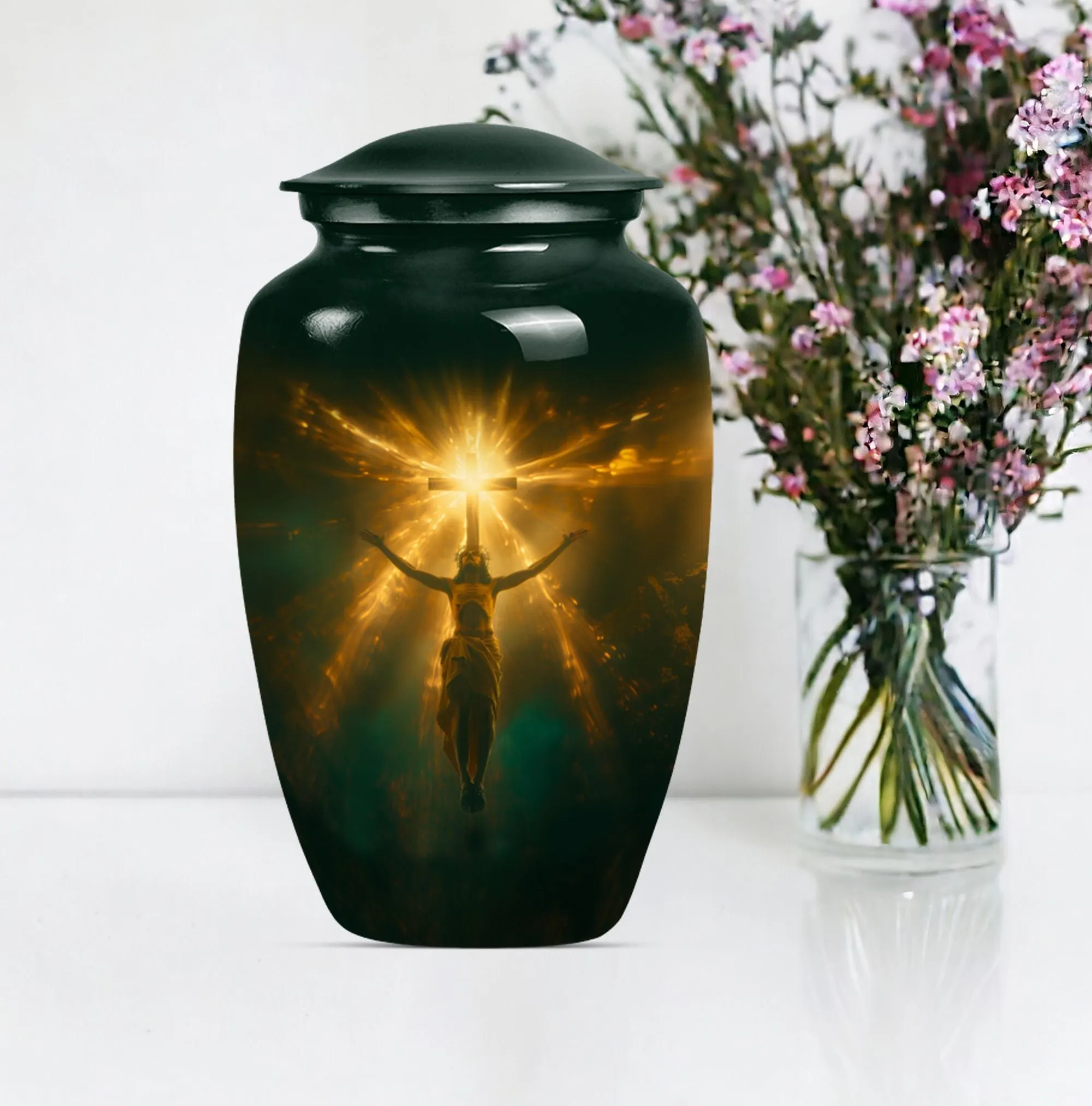 Jesus Urn - Remembrance Funeral Decorative Keepsake Urn