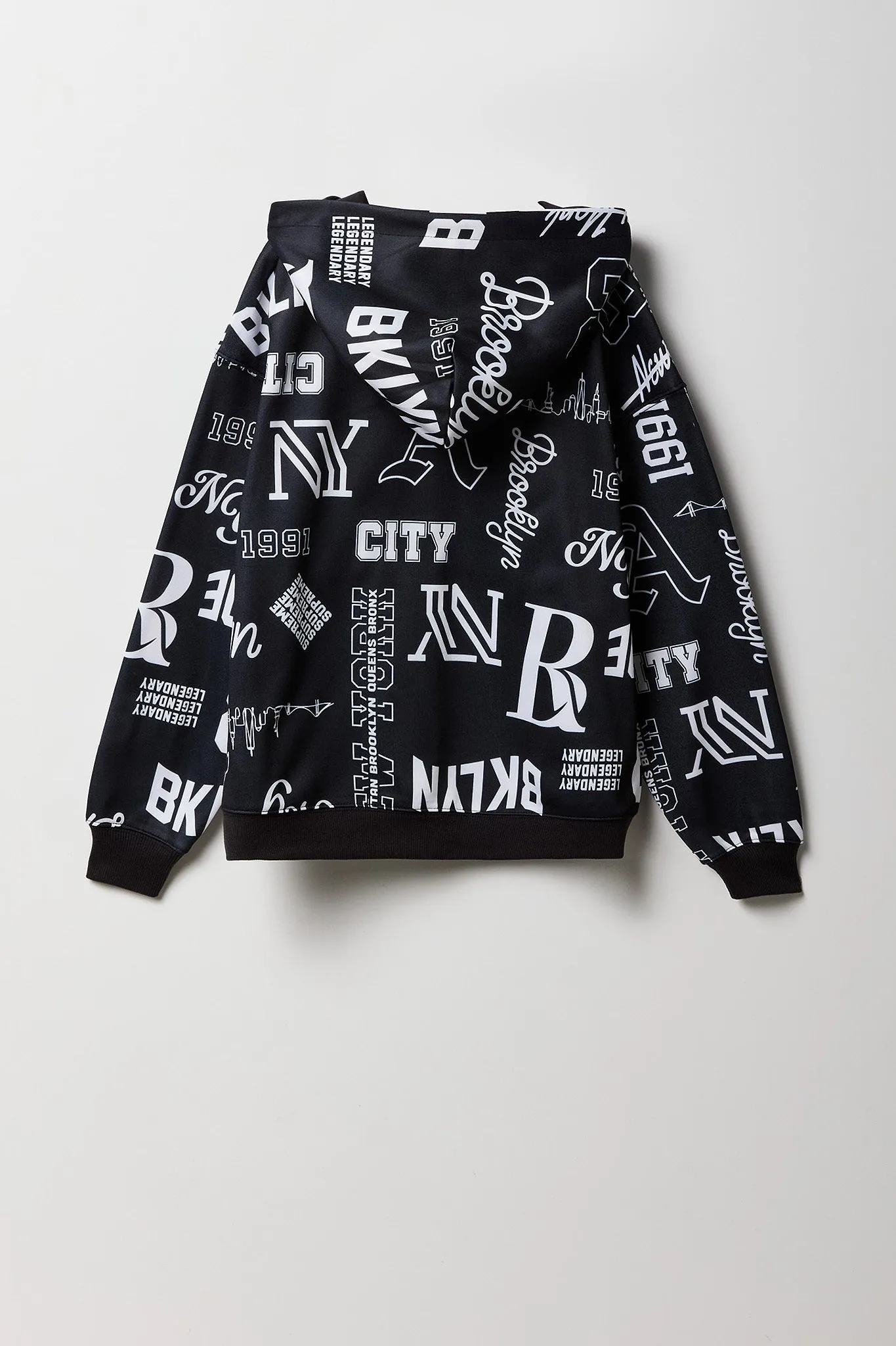 Kids Graffiti Print Hoodie