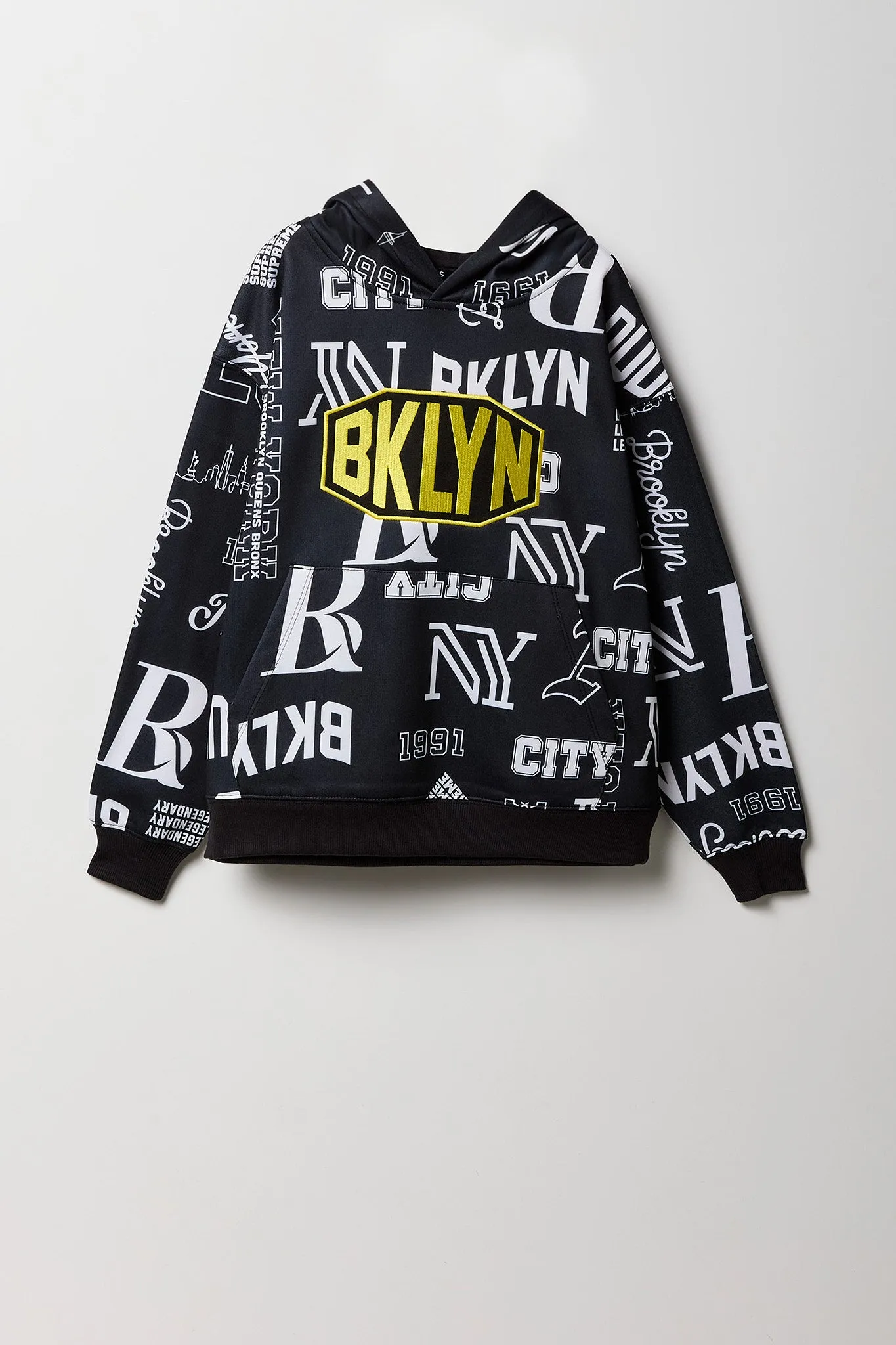 Kids Graffiti Print Hoodie