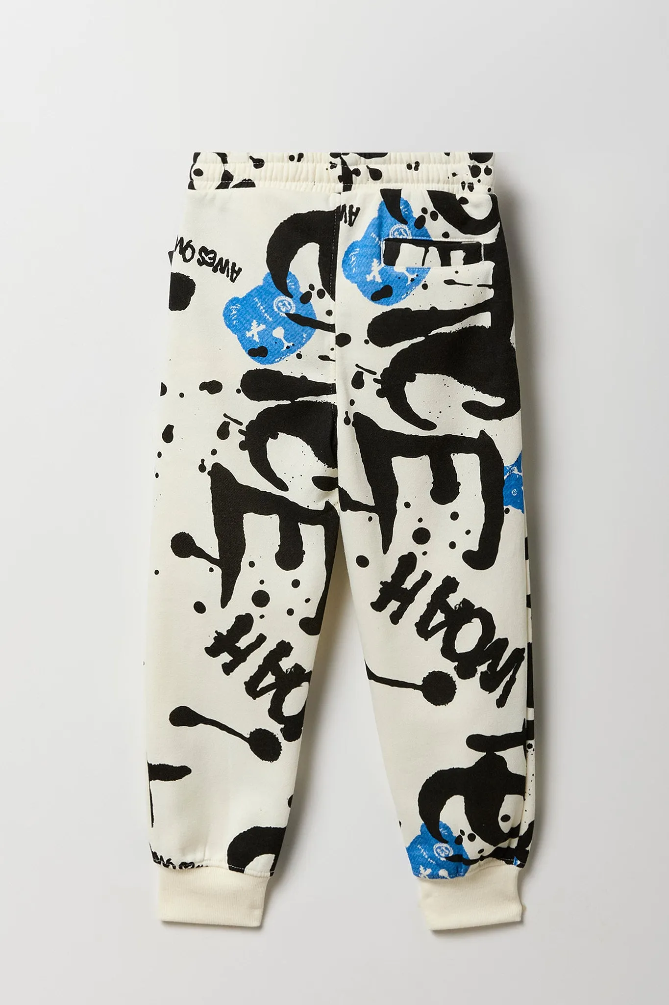 Kids Graffiti Print Jogger