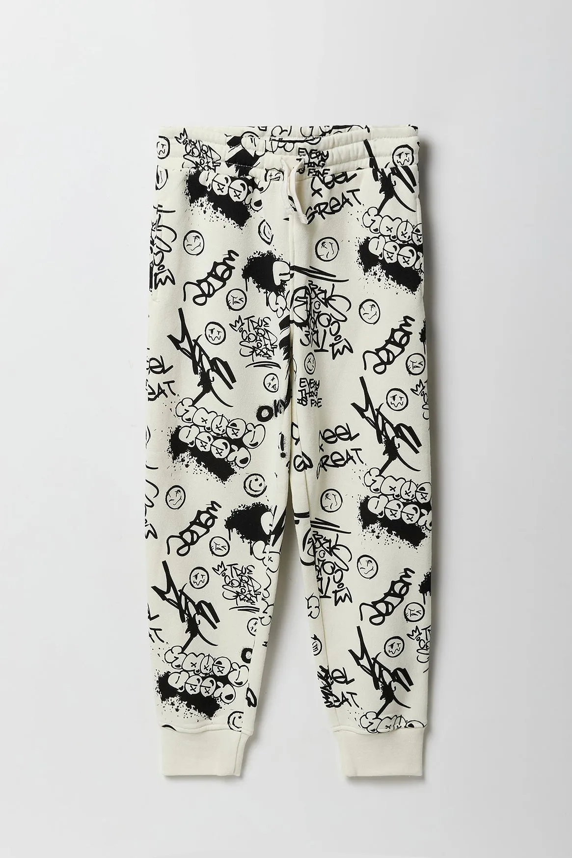 Kids Printed Fleece Jogger