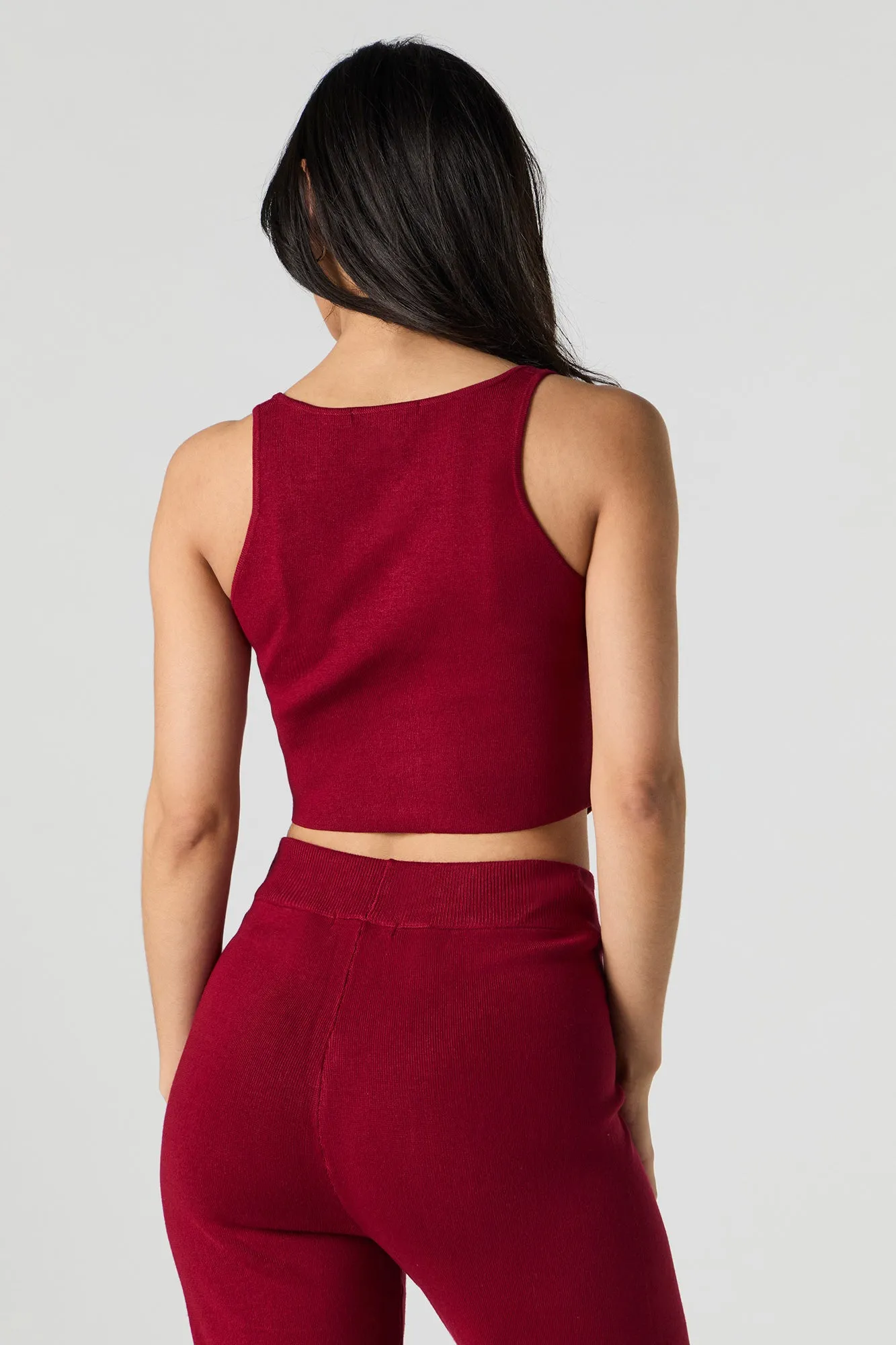 Knit Buttoned Vest