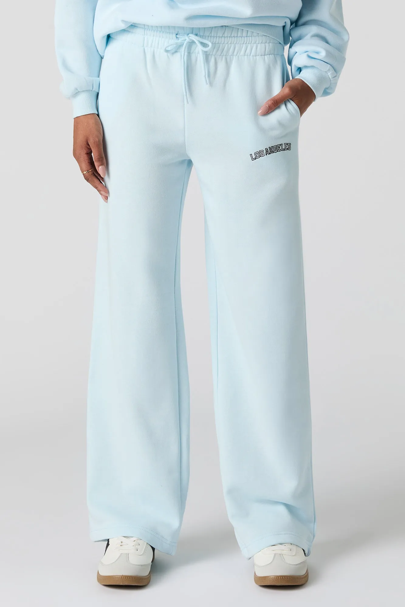 LA Embroidered Fleece Sweatpant
