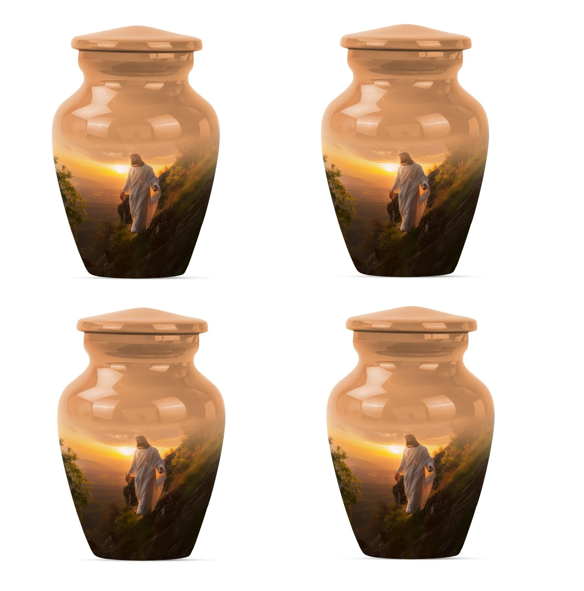 Large Jesus Memorial Urn for Peaceful Afterlife