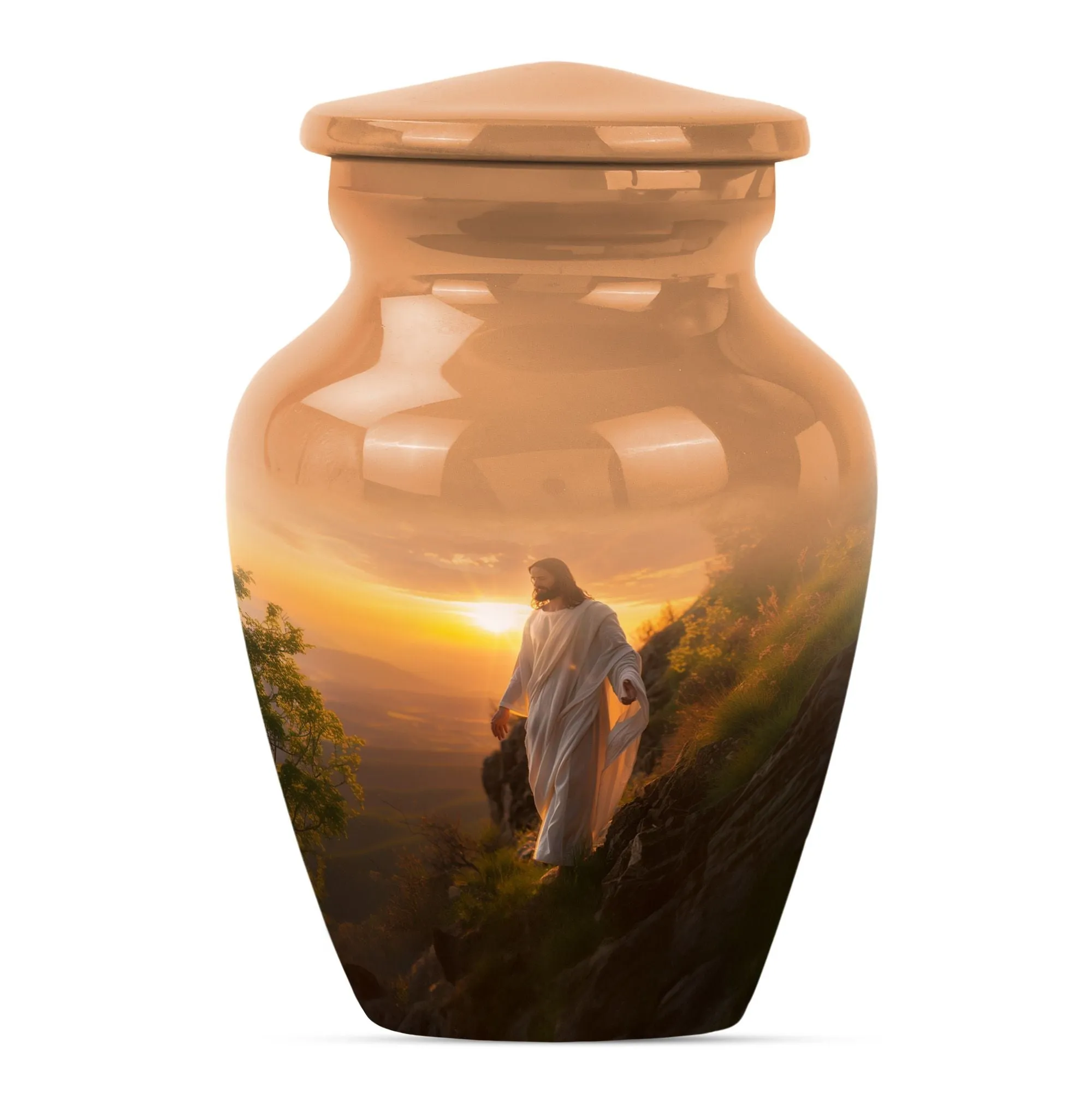 Large Jesus Memorial Urn for Peaceful Afterlife