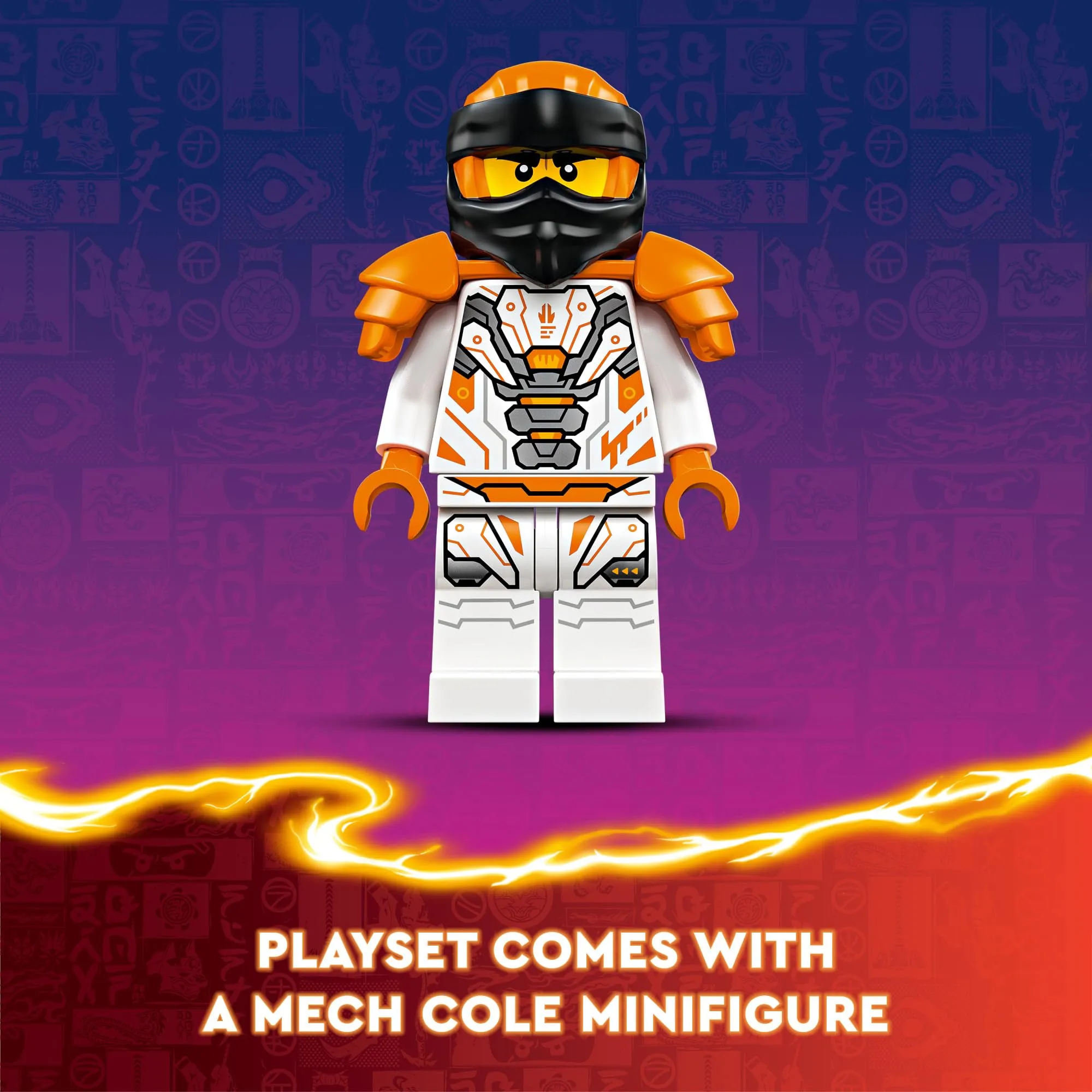 LEGO 71821 NINJAGO Coles Titan Dragon Mech Adventure Toy with Minifigure, 1055 Pieces, Action-Packed Playset for Kids Ages 12 and Up
