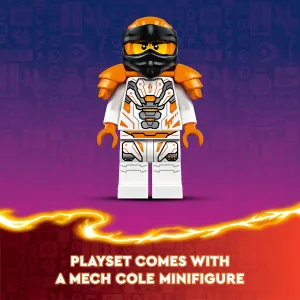 LEGO 71821 NINJAGO Coles Titan Dragon Mech Adventure Toy with Minifigure, 1055 Pieces, Action-Packed Playset for Kids Ages 12 and Up