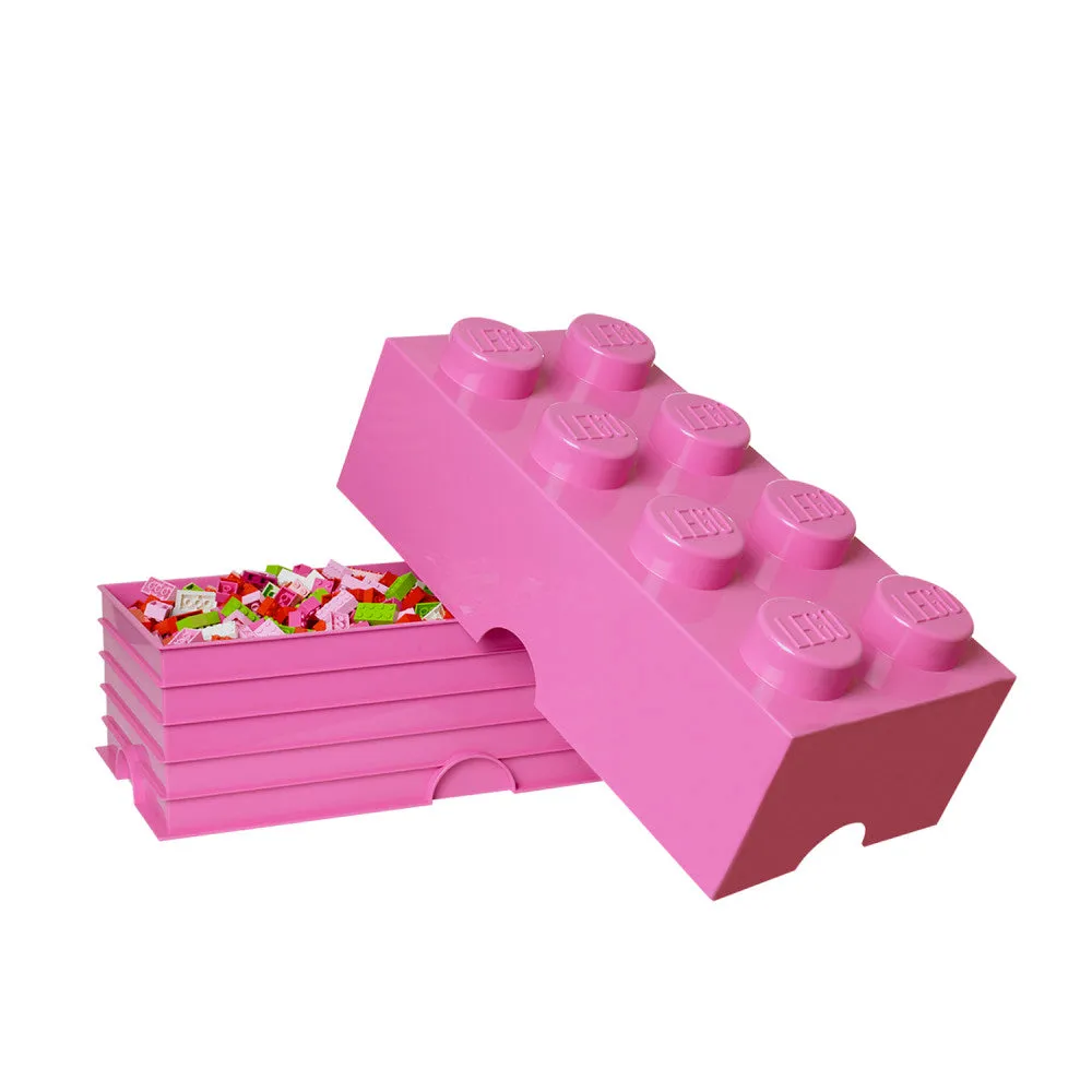 LEGO Storage Brick 8 - Medium Pink Organizer for Toys and LEGO