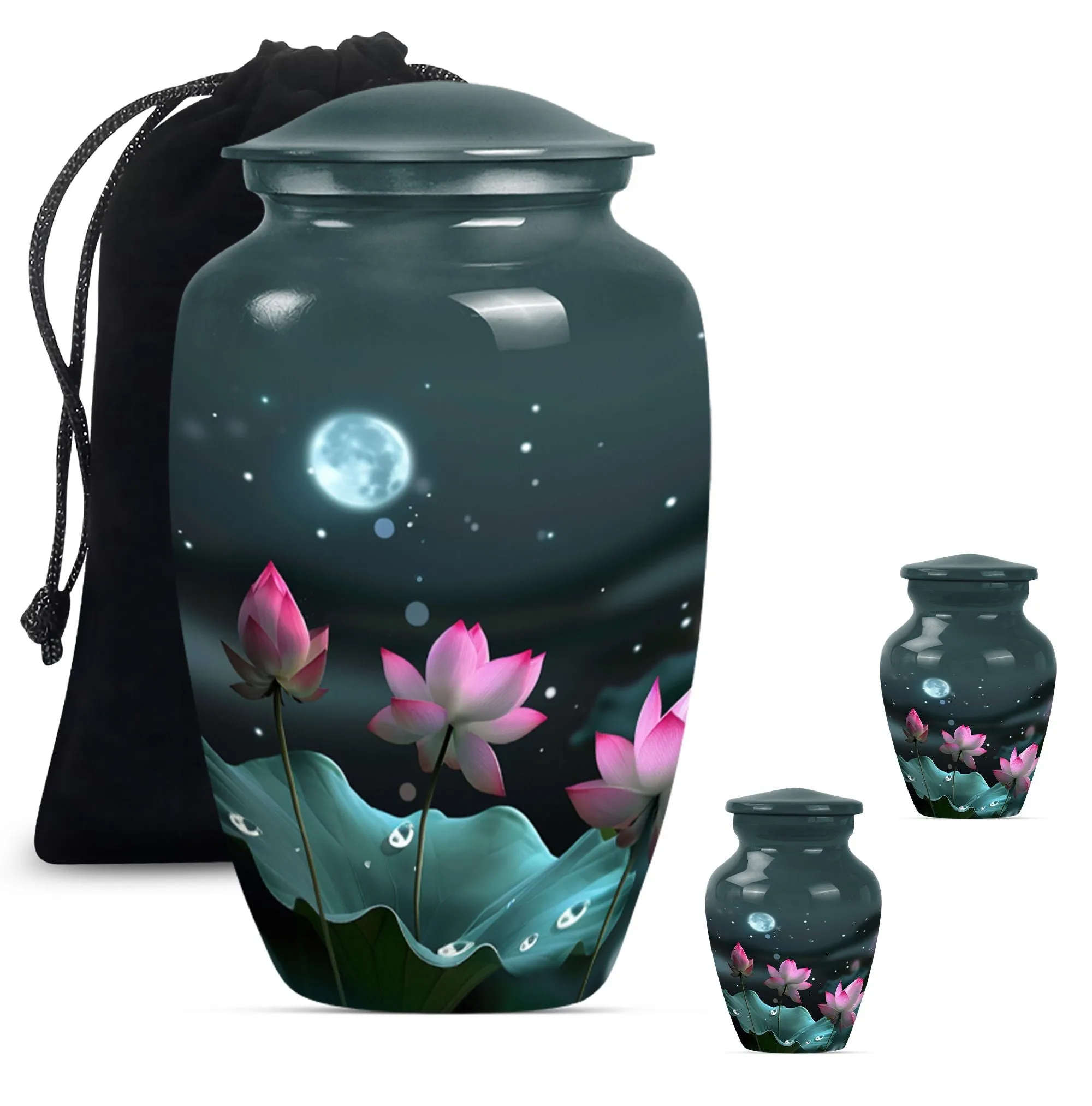 Lotus Flower Cremation Urn - Sublime Female Cremation Solution