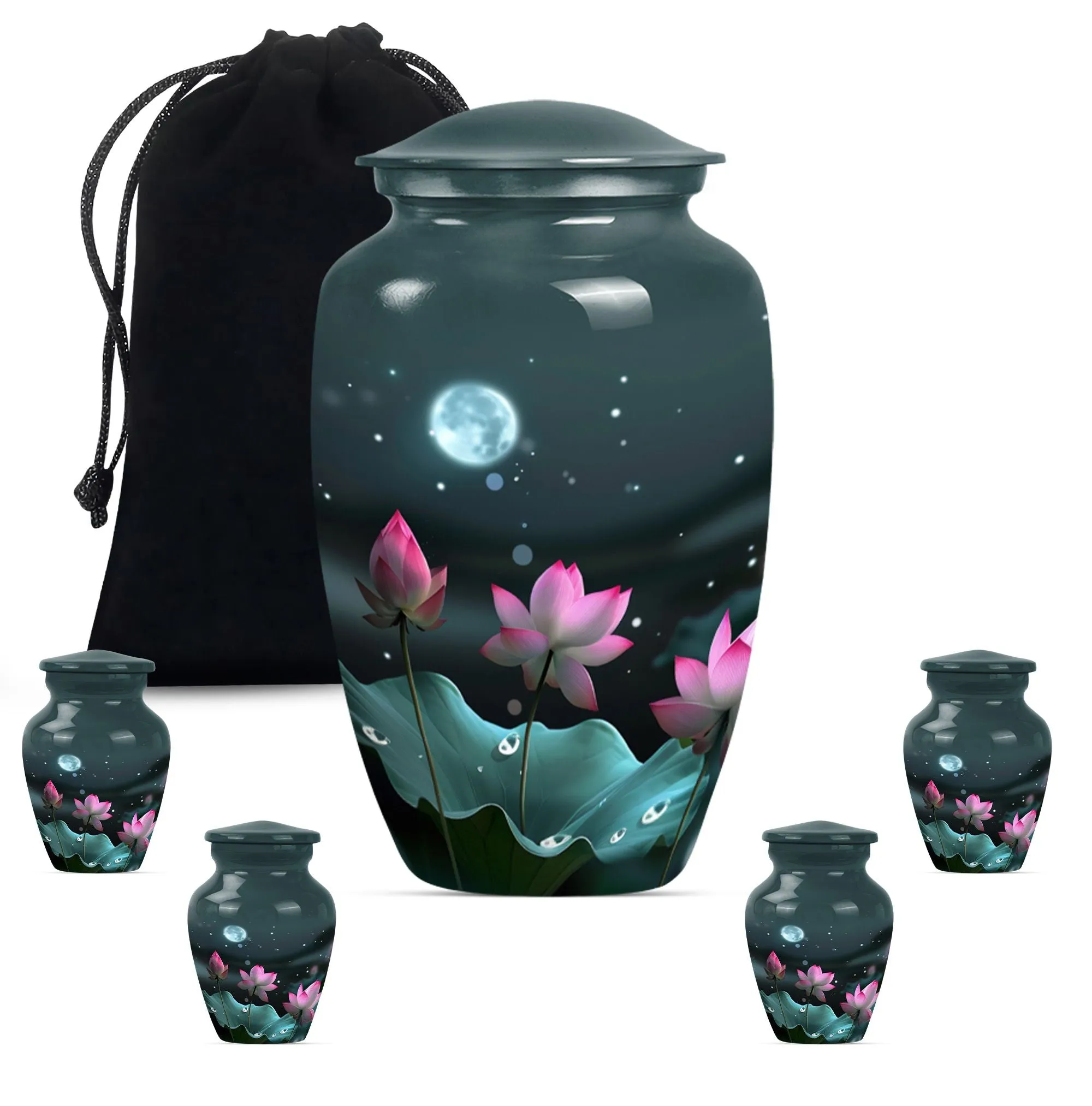 Lotus Flower Cremation Urn - Sublime Female Cremation Solution
