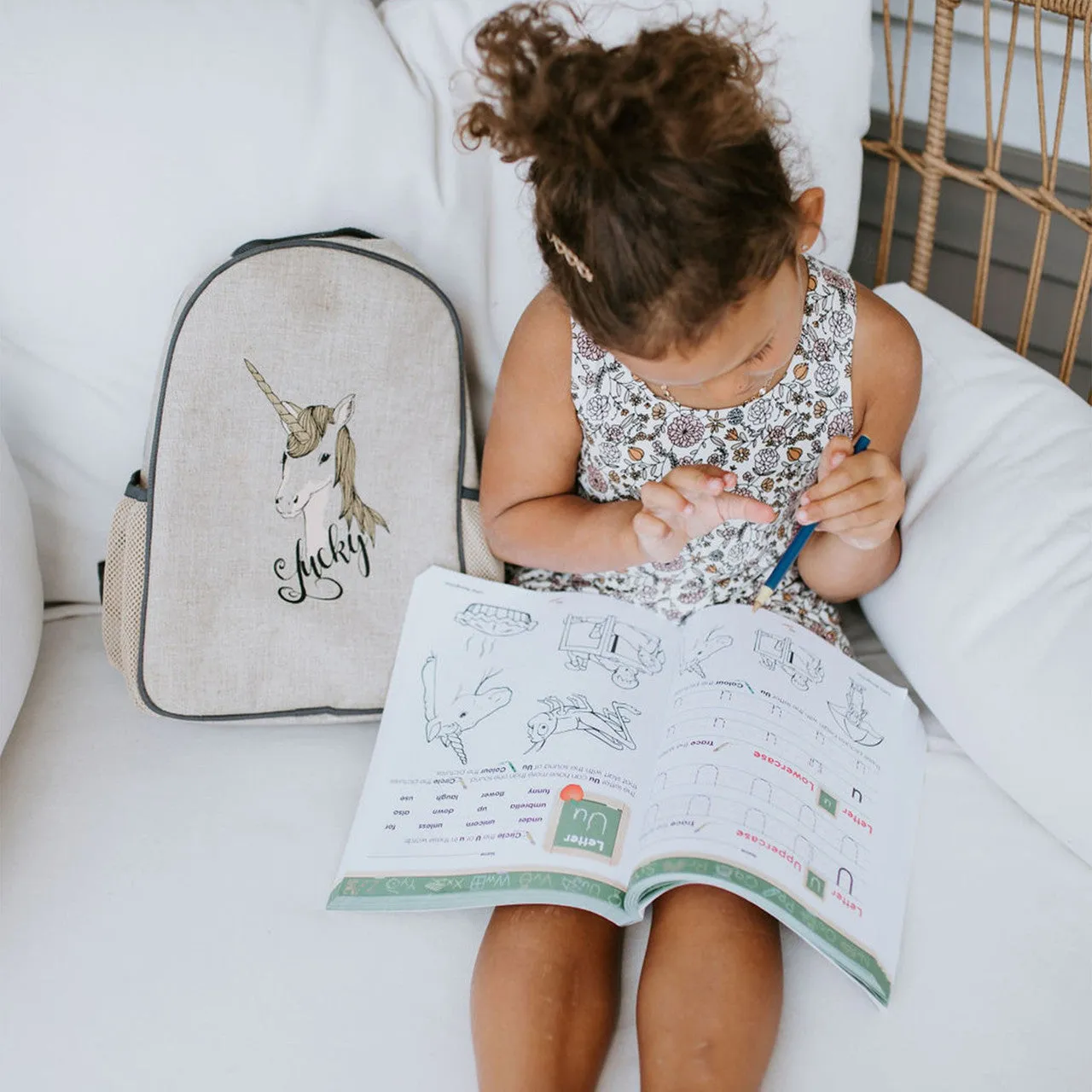Lucky Unicorn Toddler Backpack