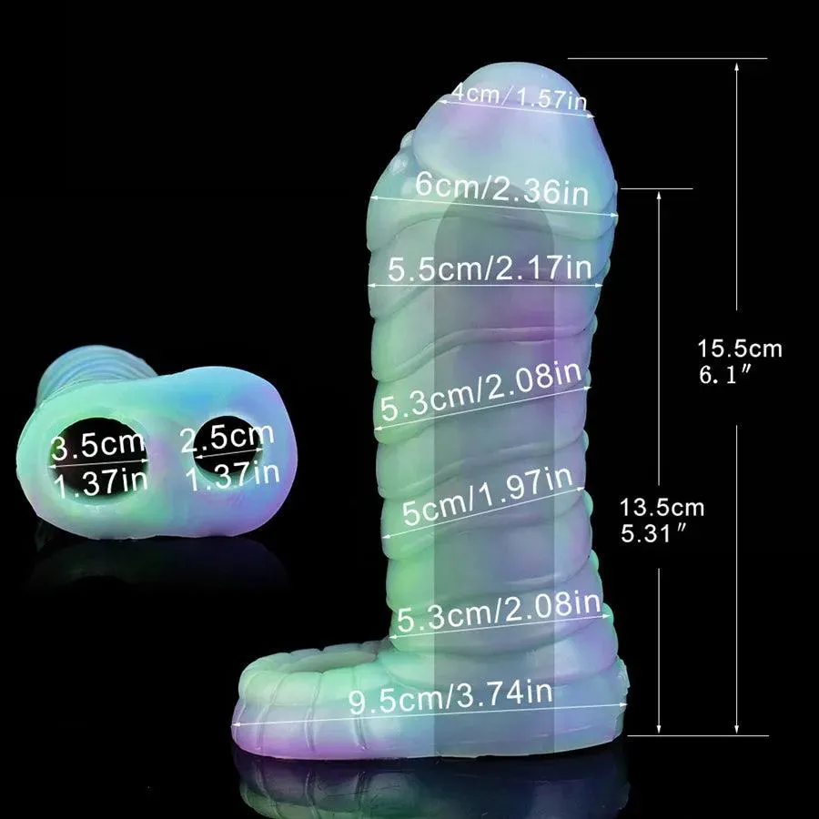 Luminous Silicone Male Penis Sleeve