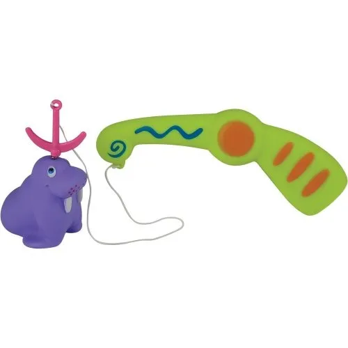 Magnetic Fishing Game with 10 Soft Sea Creatures, Fishing Pole & Draining Net