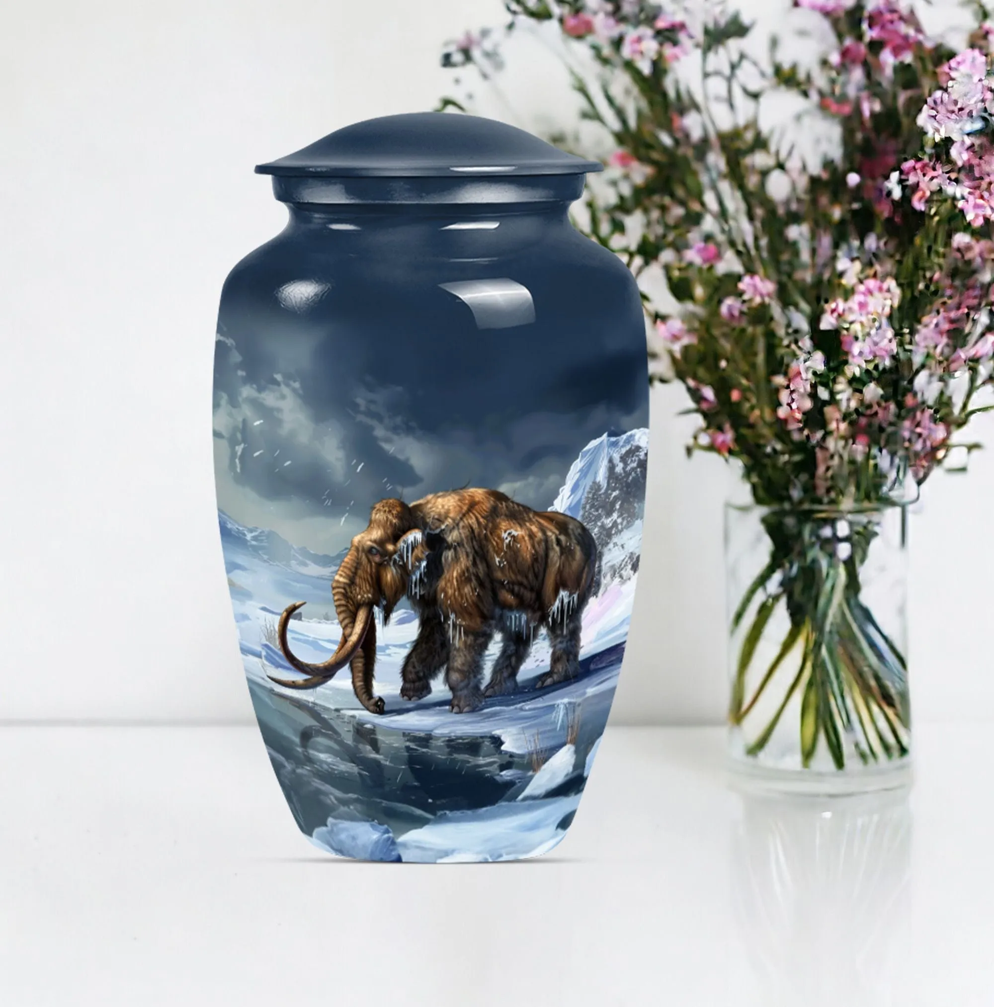 Mammoth Cremation Urn - A Classic Tribute For Funeral Ashes