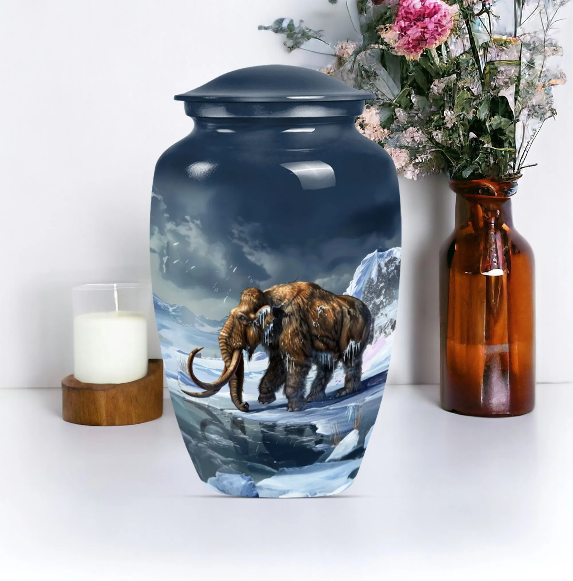 Mammoth Cremation Urn - A Classic Tribute For Funeral Ashes