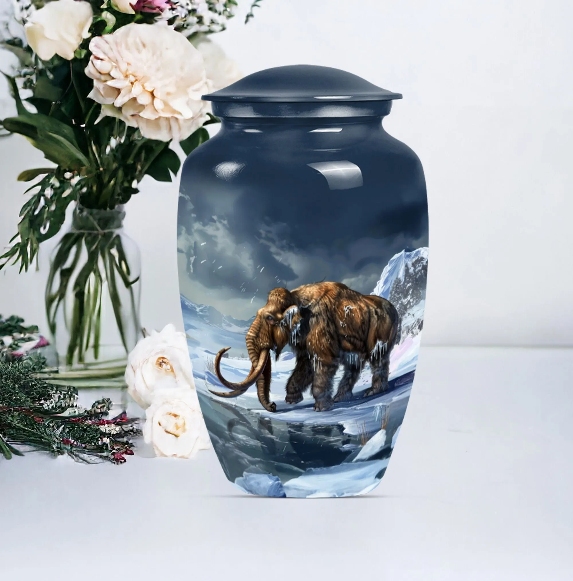 Mammoth Cremation Urn - A Classic Tribute For Funeral Ashes
