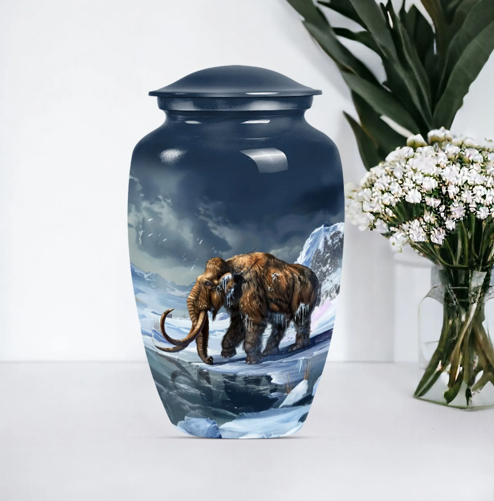 Mammoth Cremation Urn - A Classic Tribute For Funeral Ashes
