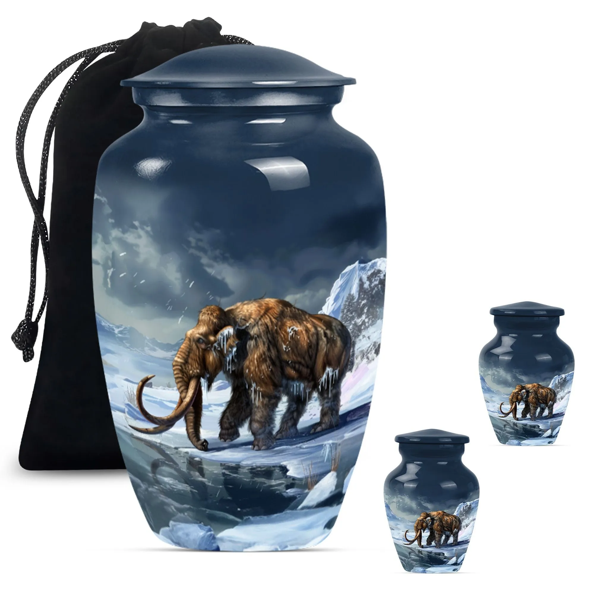 Mammoth Cremation Urn - A Classic Tribute For Funeral Ashes