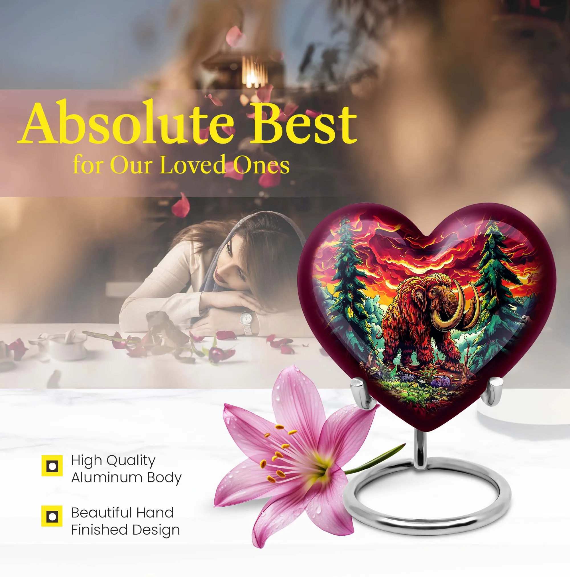 Mammoth Resonance - A Heartfelt Tribute Through Cremation Dad Urn