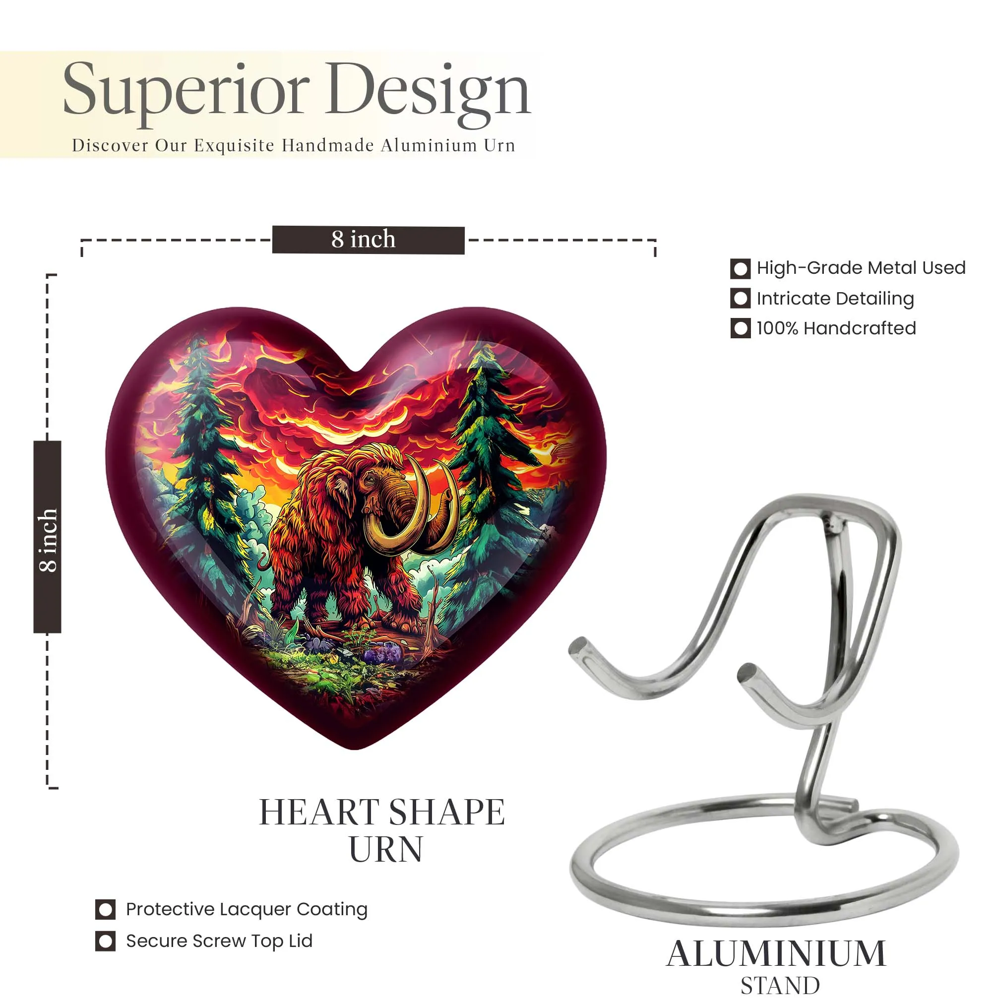 Mammoth Resonance - A Heartfelt Tribute Through Cremation Dad Urn
