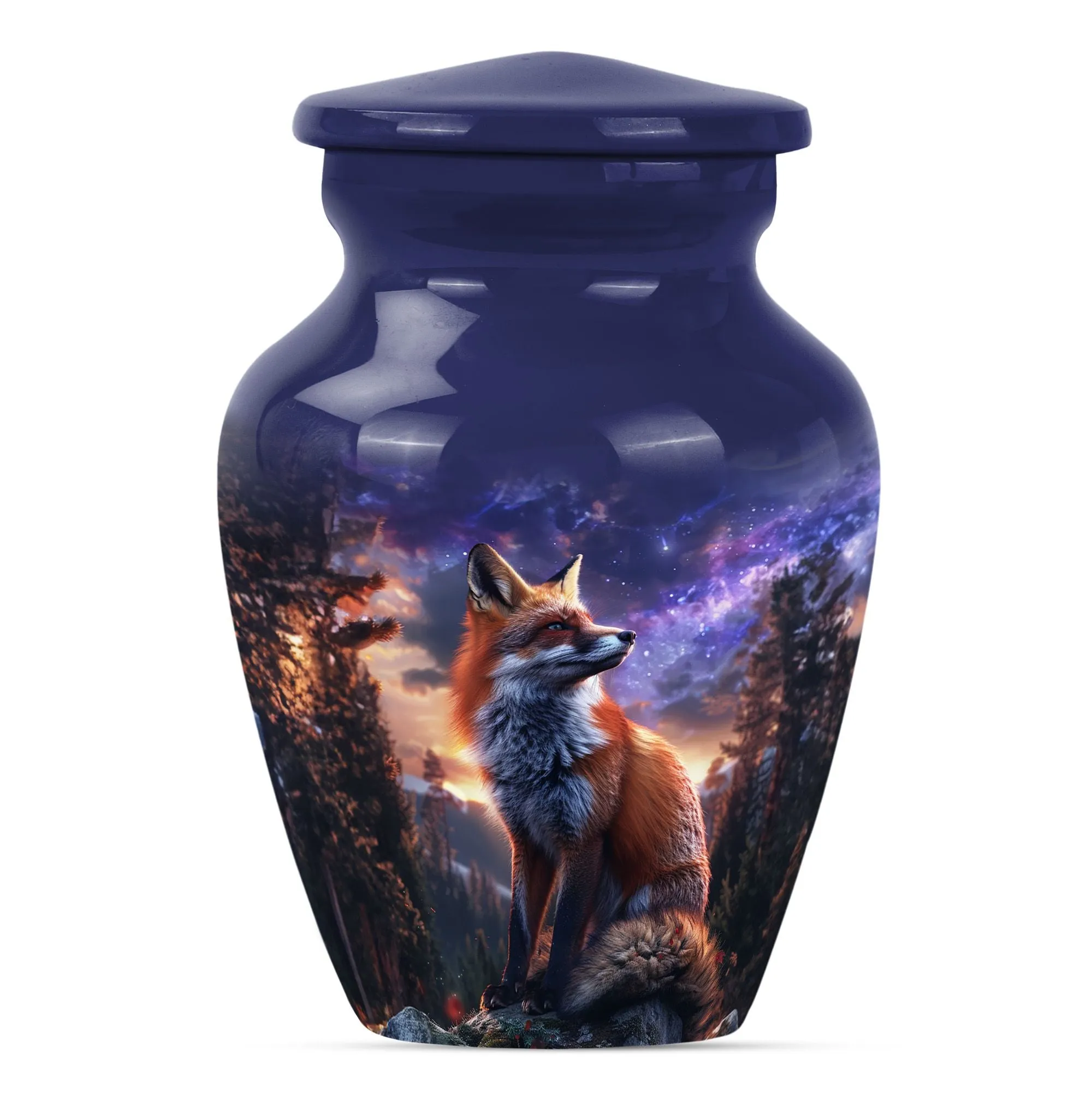 Meadow Fox Urn - Nobly Crafted Cremation Option for Human Ashes