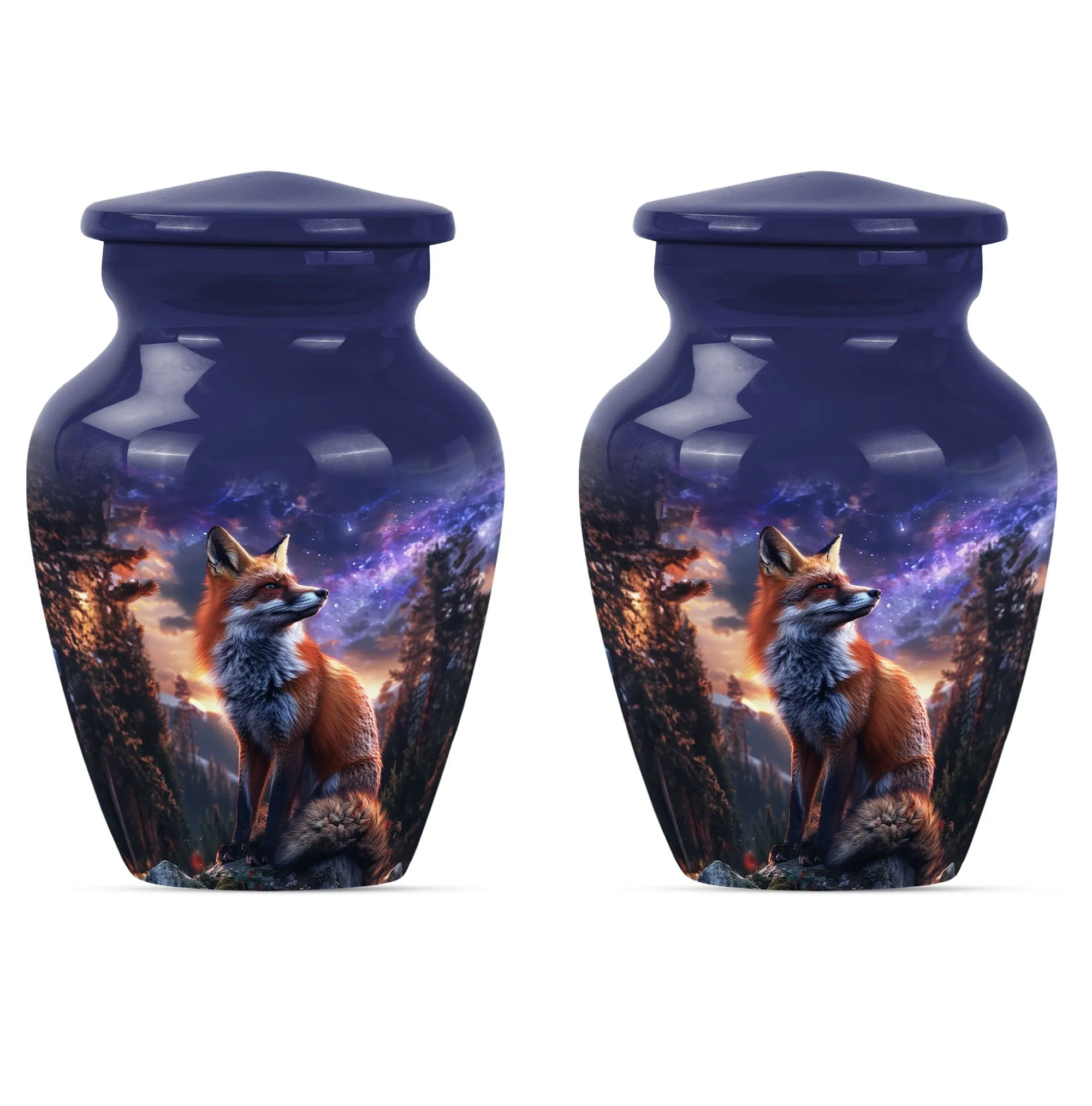Meadow Fox Urn - Nobly Crafted Cremation Option for Human Ashes