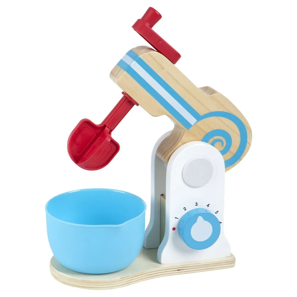 Melissa & Doug Wooden Make-A-Cake Mixer Set