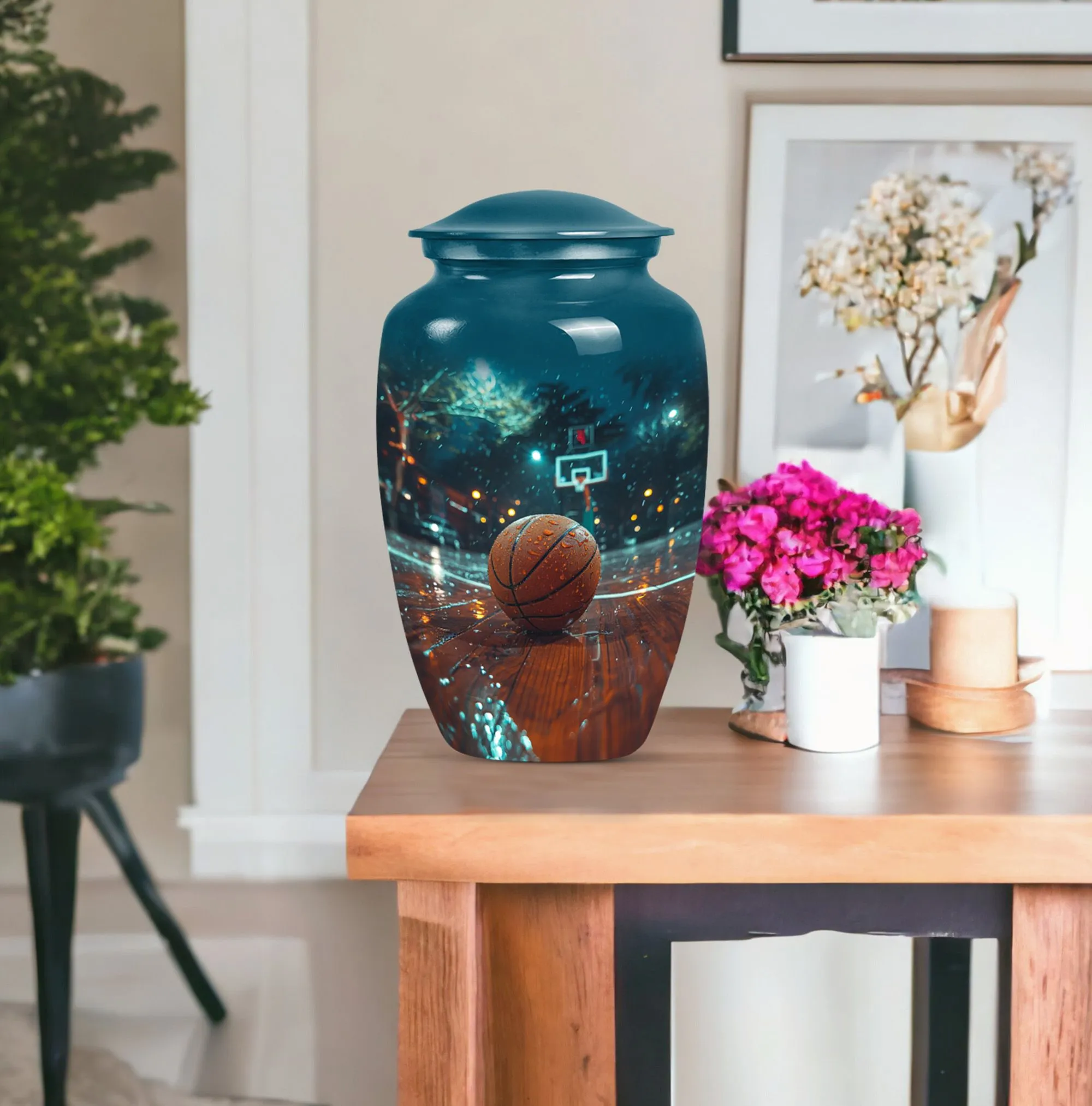 Memorial Basketball Cremation Urn - For Champions Ashes