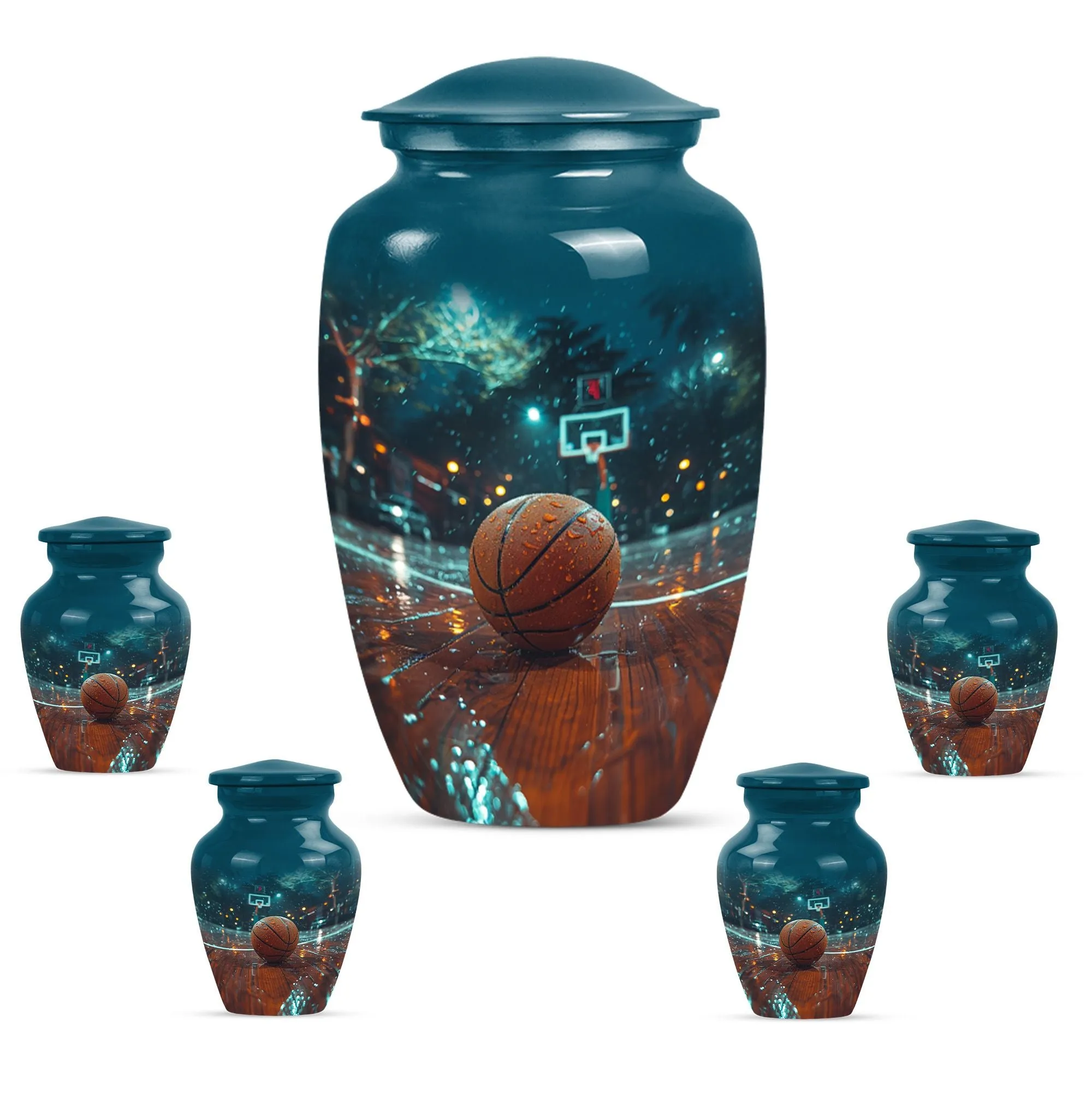 Memorial Basketball Cremation Urn - For Champions Ashes