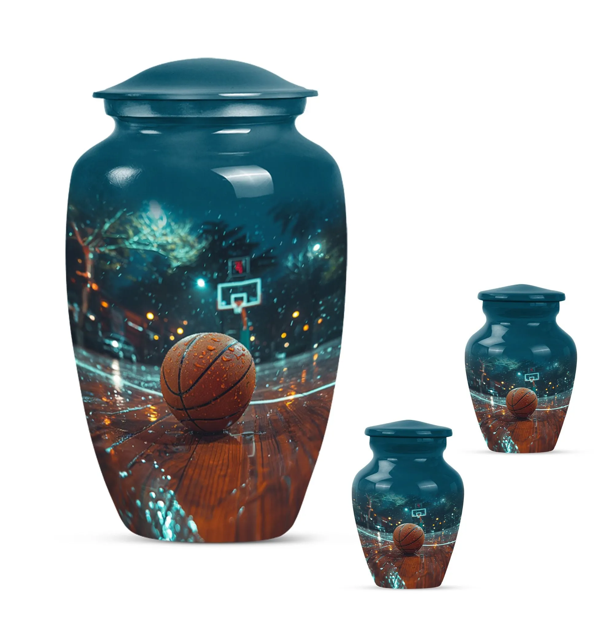 Memorial Basketball Cremation Urn - For Champions Ashes