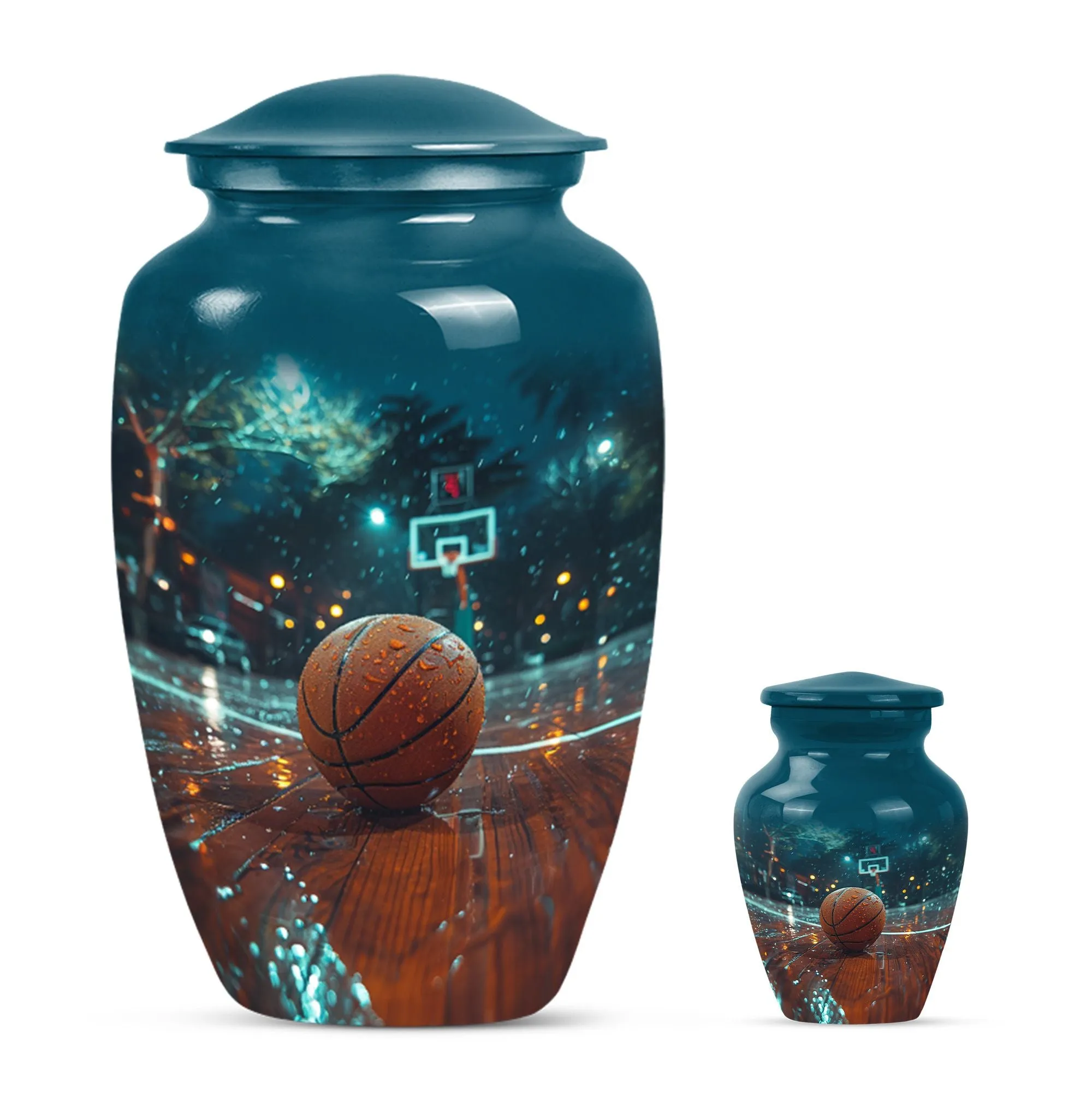 Memorial Basketball Cremation Urn - For Champions Ashes