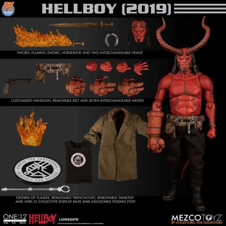 Mezco Toyz One:12 Collective: Hellboy PX Exclusive Action Figure