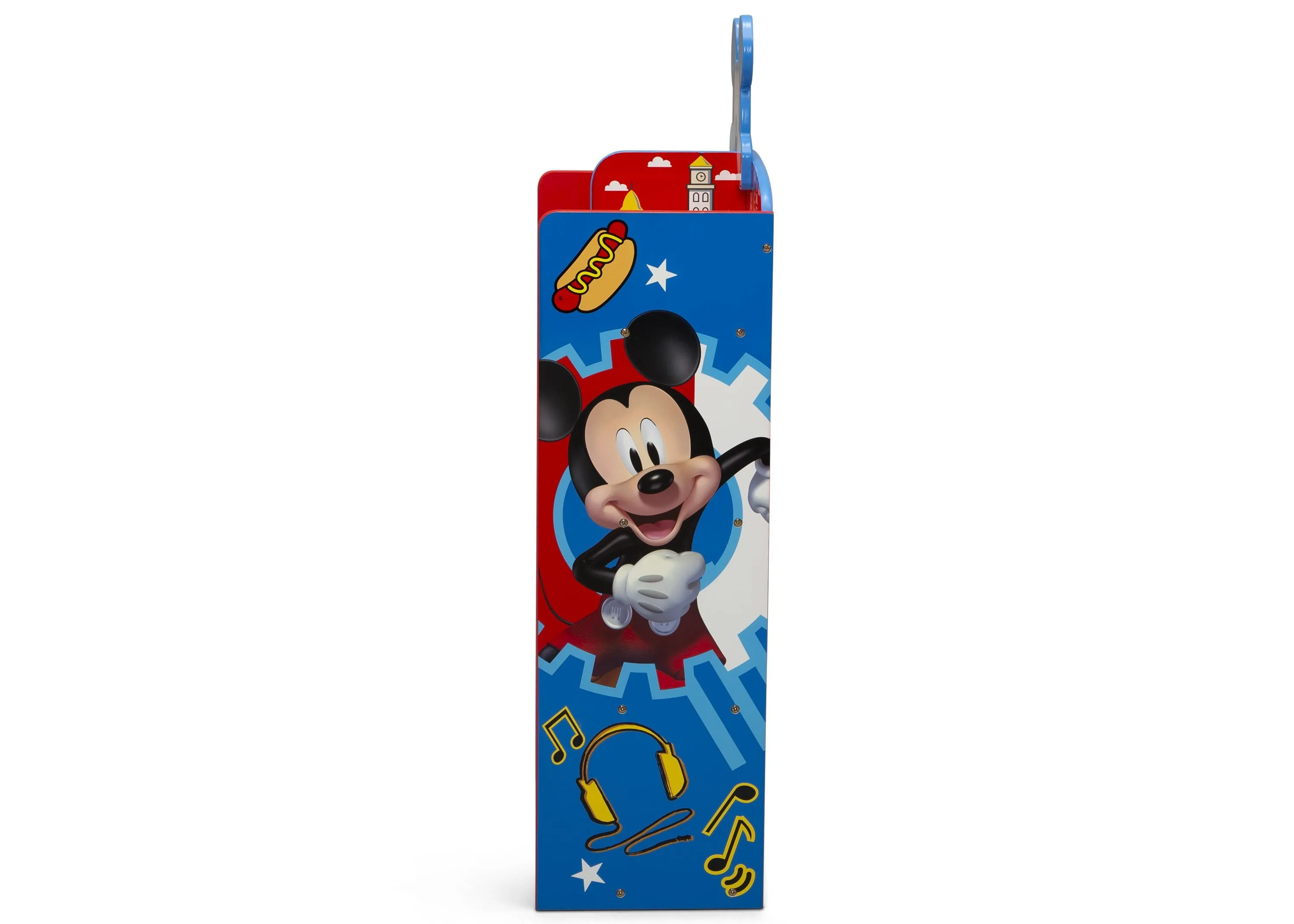 Mickey Mouse Wooden Playhouse 4-Shelf Bookcase