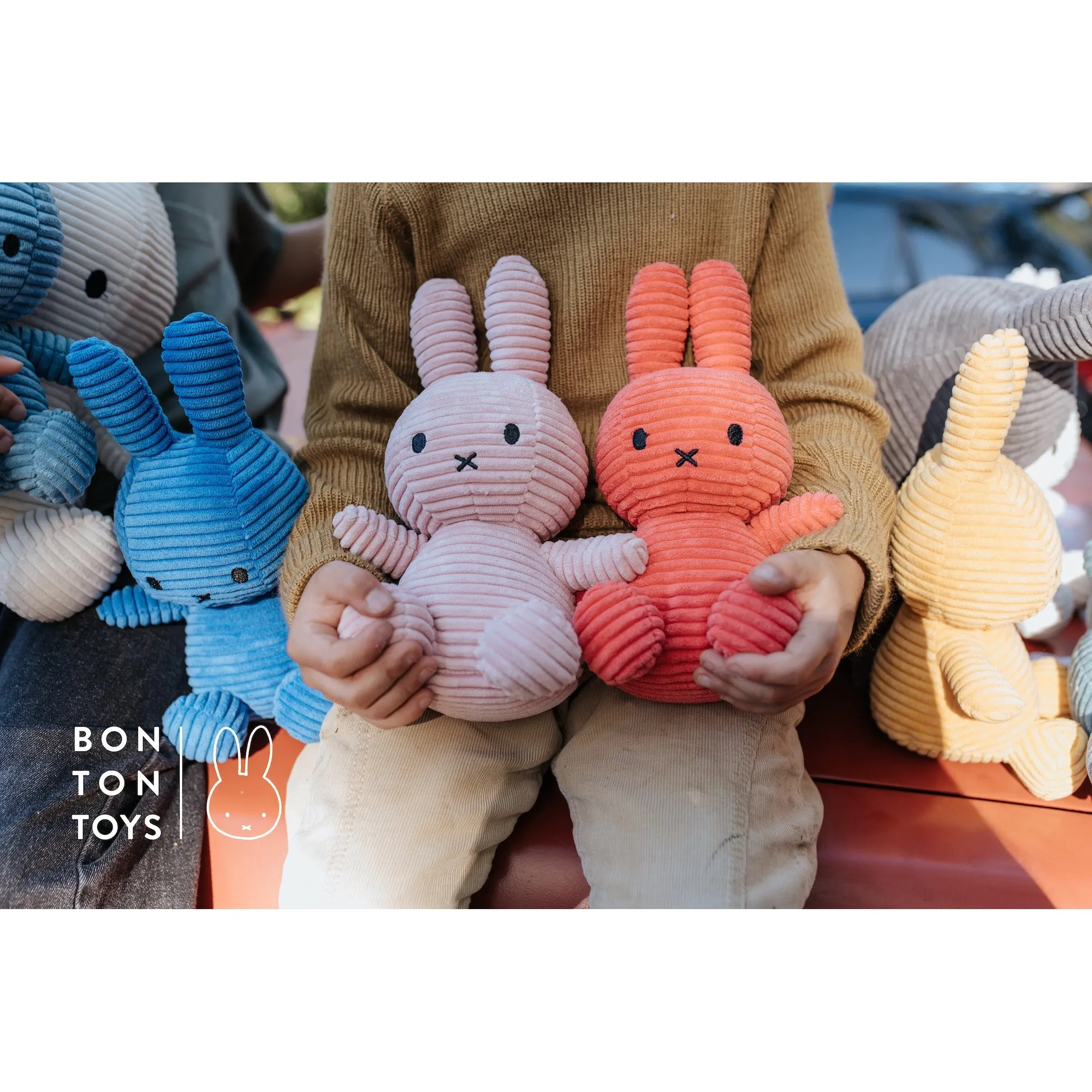 Miffy Sitting Corduroy - Pink