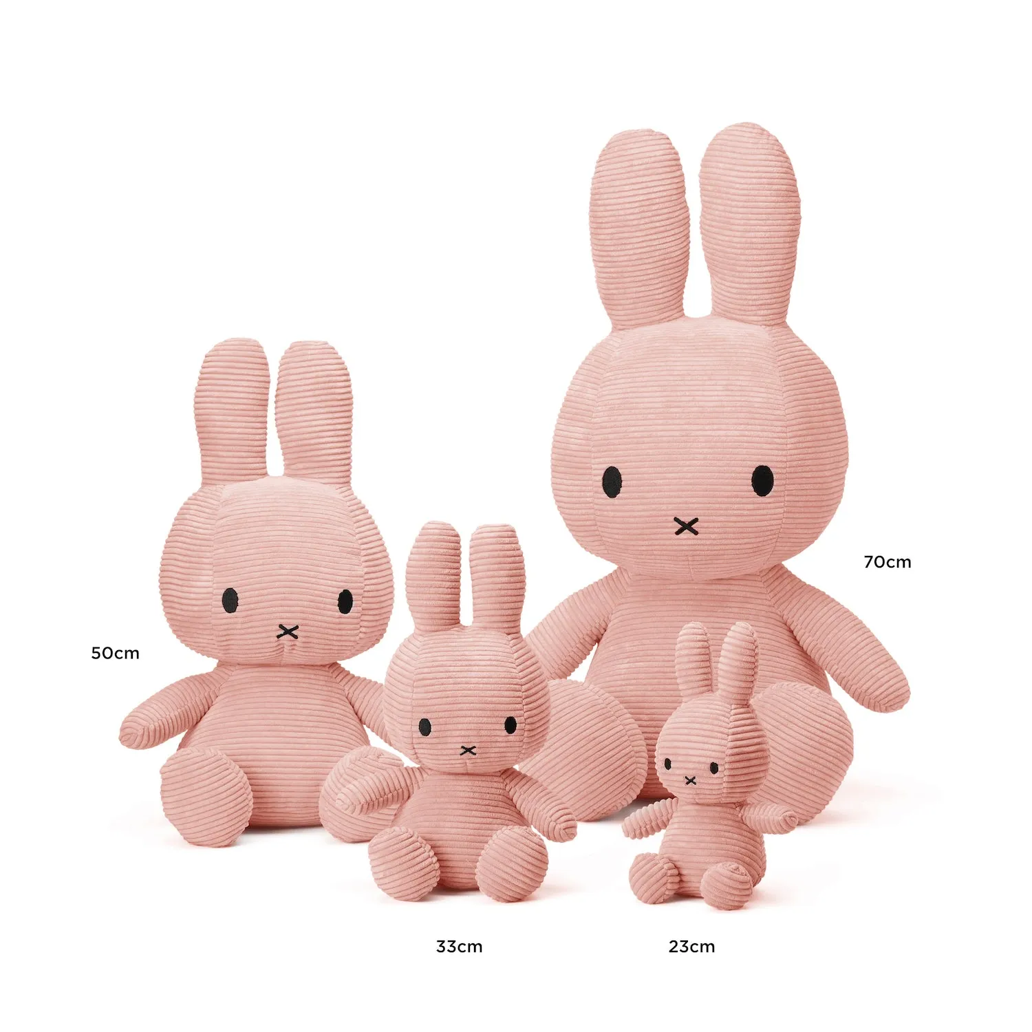 Miffy Sitting Corduroy - Pink