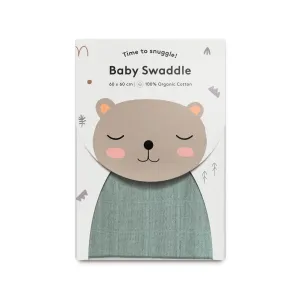 Mini Muslin Swaddle, Teal