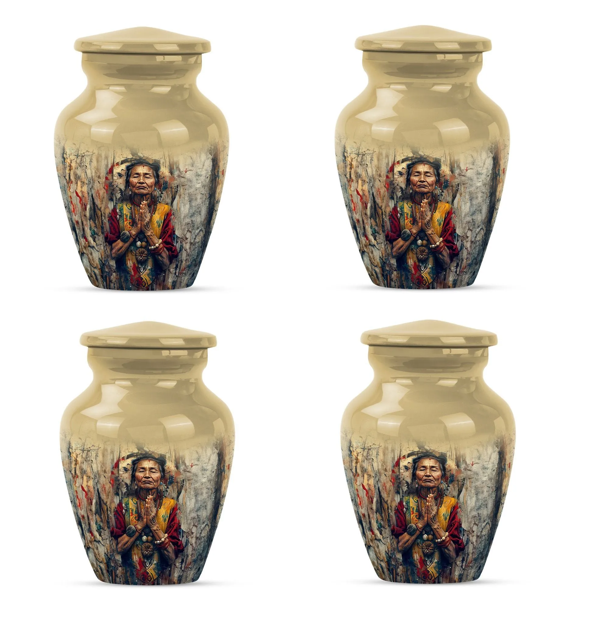 Native American Inspired Resilient  Funeral Urn