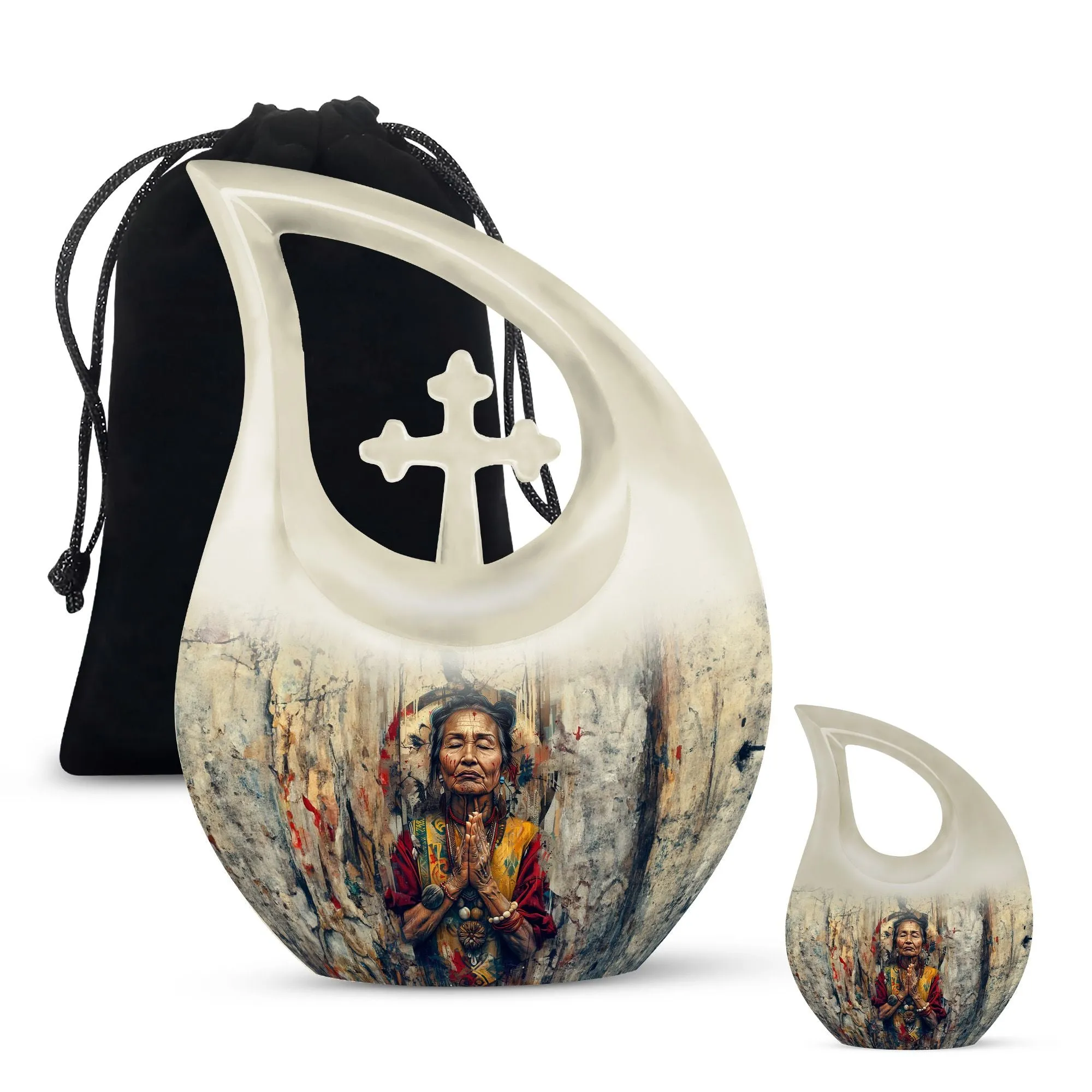 Native American Urn - Unique Memorial Urn for Ashes
